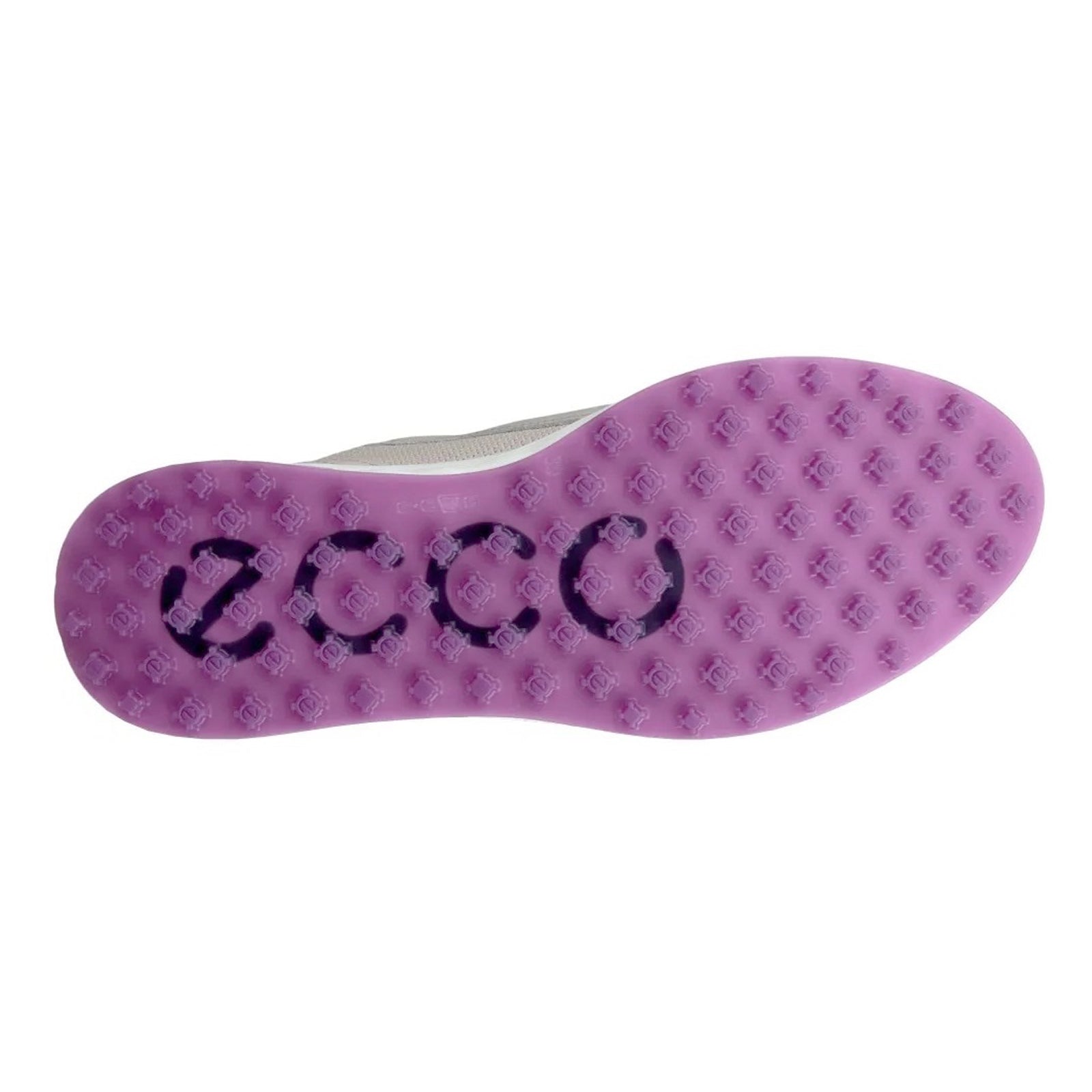 Ecco Golf S-Casual Leather Womens Trainers#color_gravel silver metallic