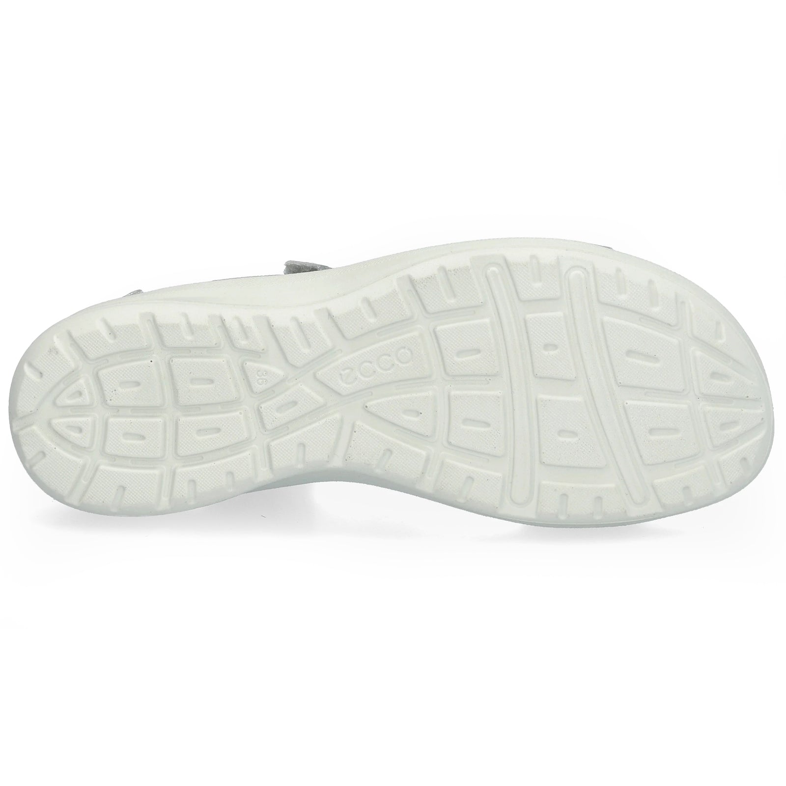 Ecco Cruise II 821883 Nubuck Leather Womens Sandals#color_pure silver