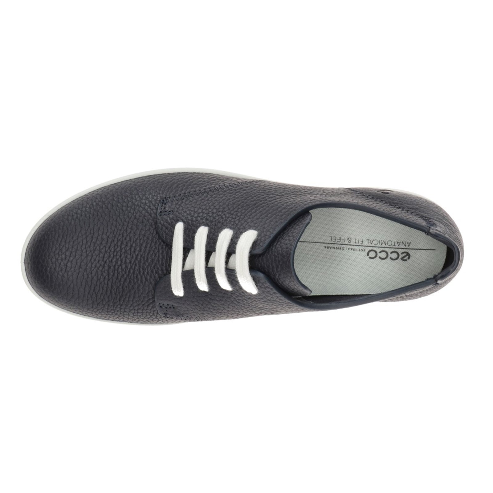 Ecco Leisure 205133 Leather Womens Trainers#color_marine