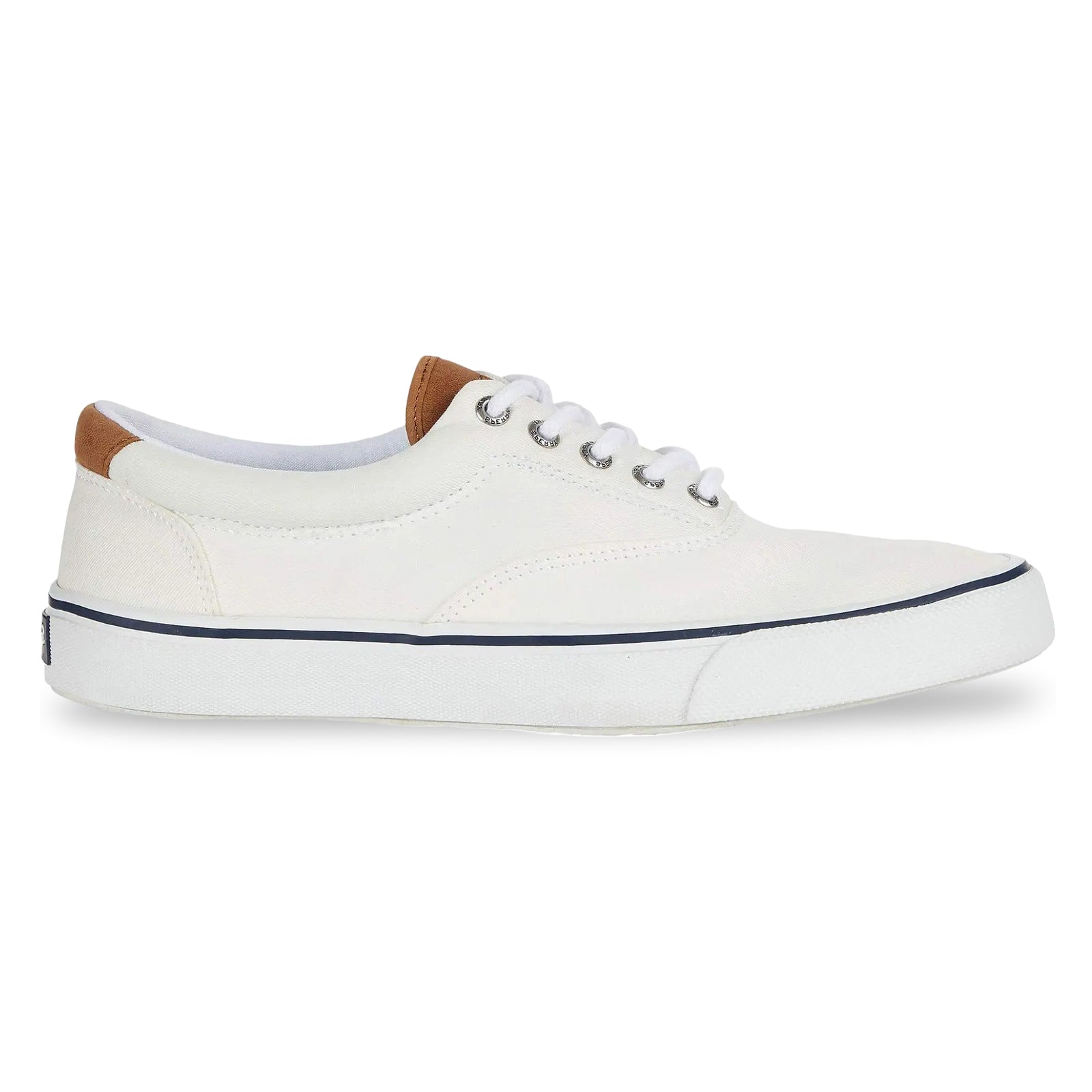 Sperry Striper II CVO SW Fabric Synthetic Mens Trainers#color_white
