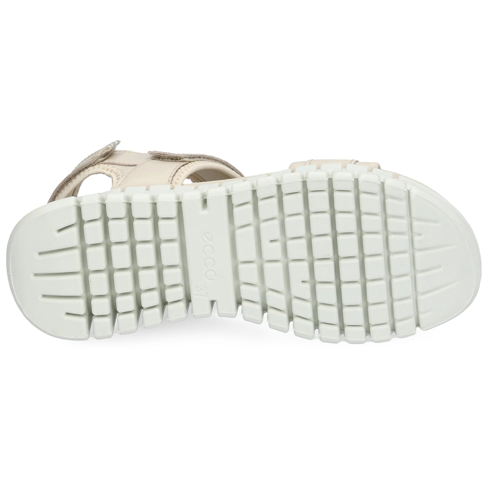 Ecco Gruuv Sol Leather Textile Womens Sandals#color_limestone