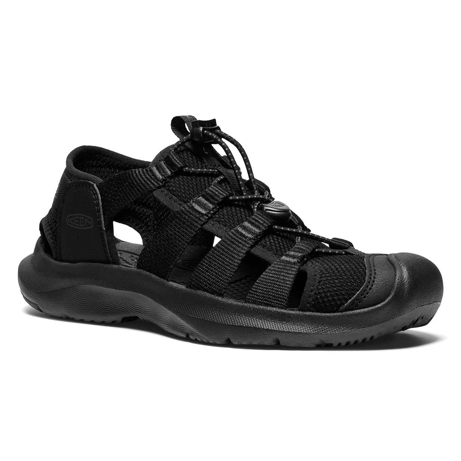Keen Seanik H2 Synthetic Textile Womens Sandals#color_black magnet
