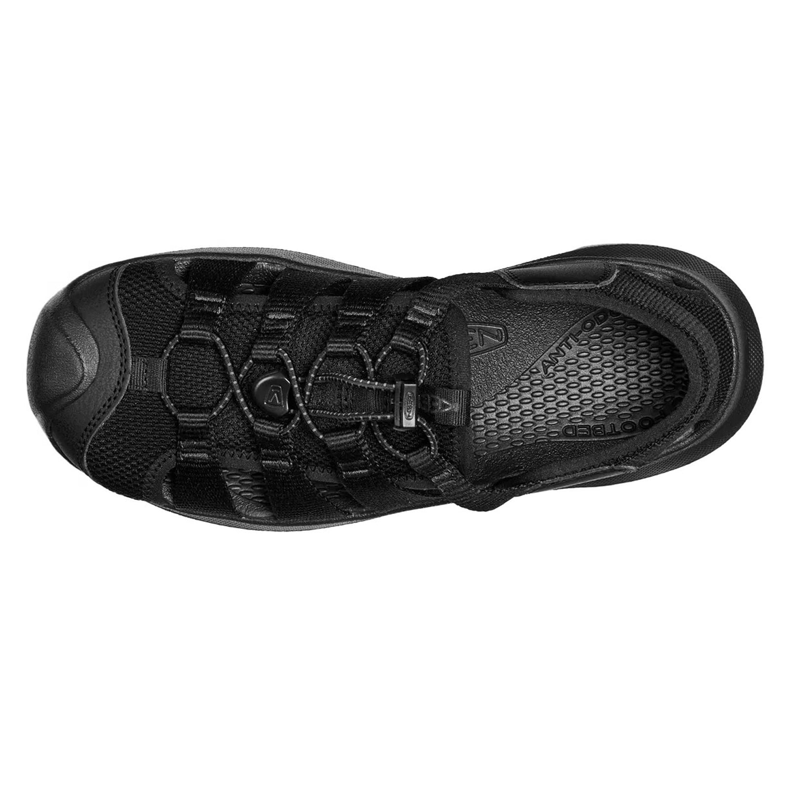 Keen Seanik H2 Synthetic Textile Womens Sandals#color_black magnet