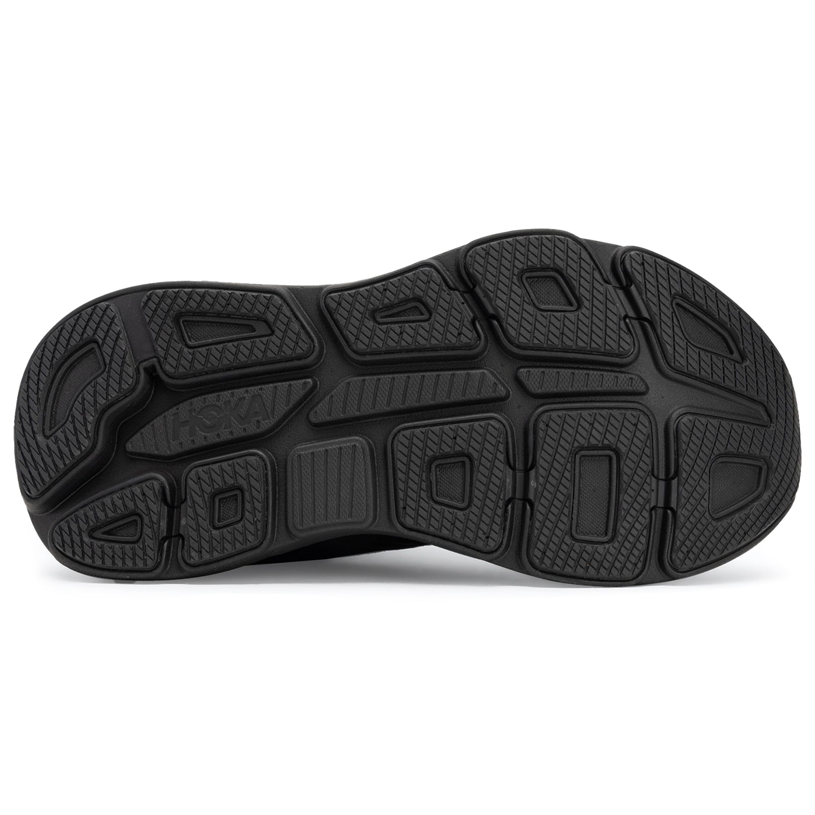 Hoka Bondi 9 Textile Synthetic Womens Trainers#color_black black