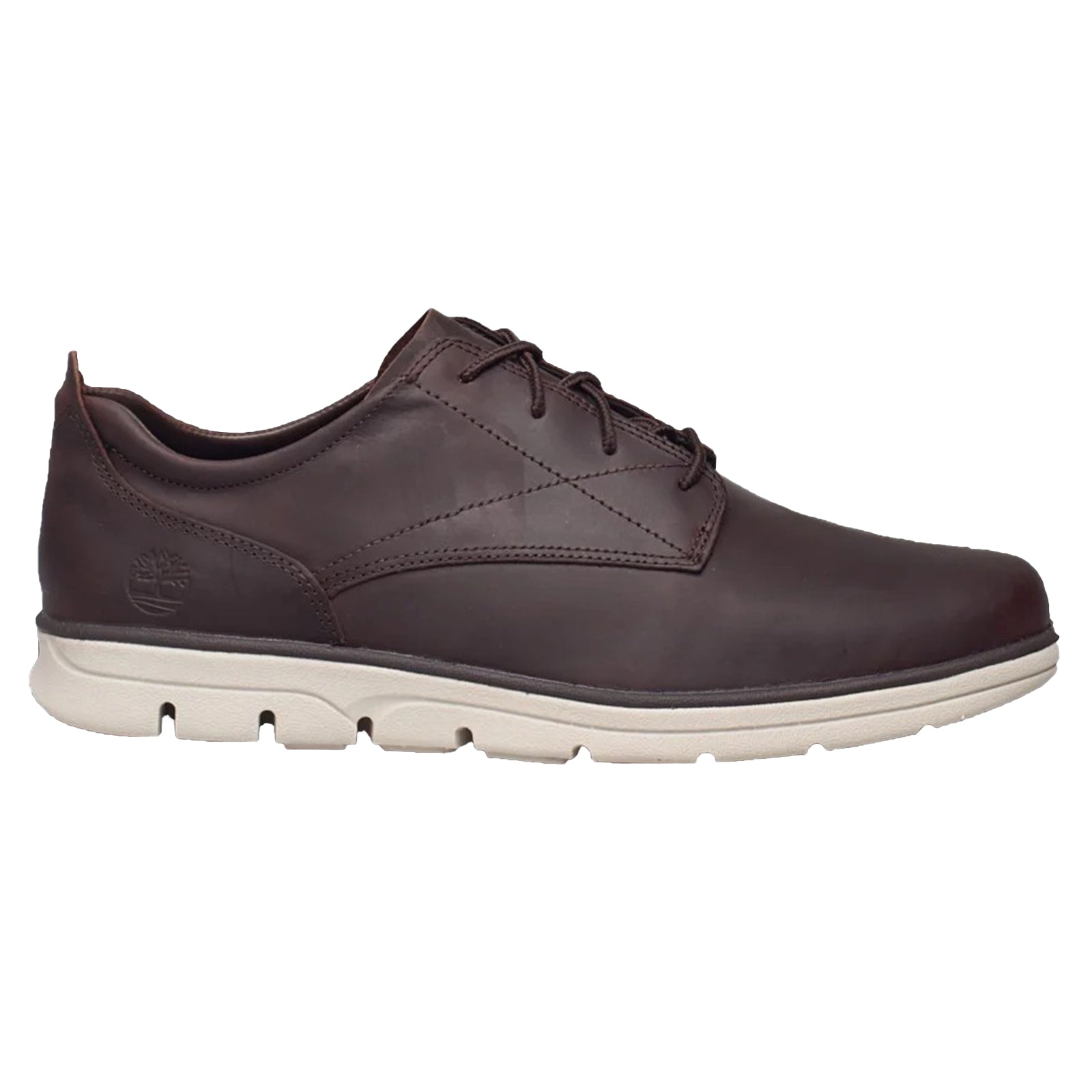 Timberland Bradstreet Low Lace Leather Mens Trainers#color_soil