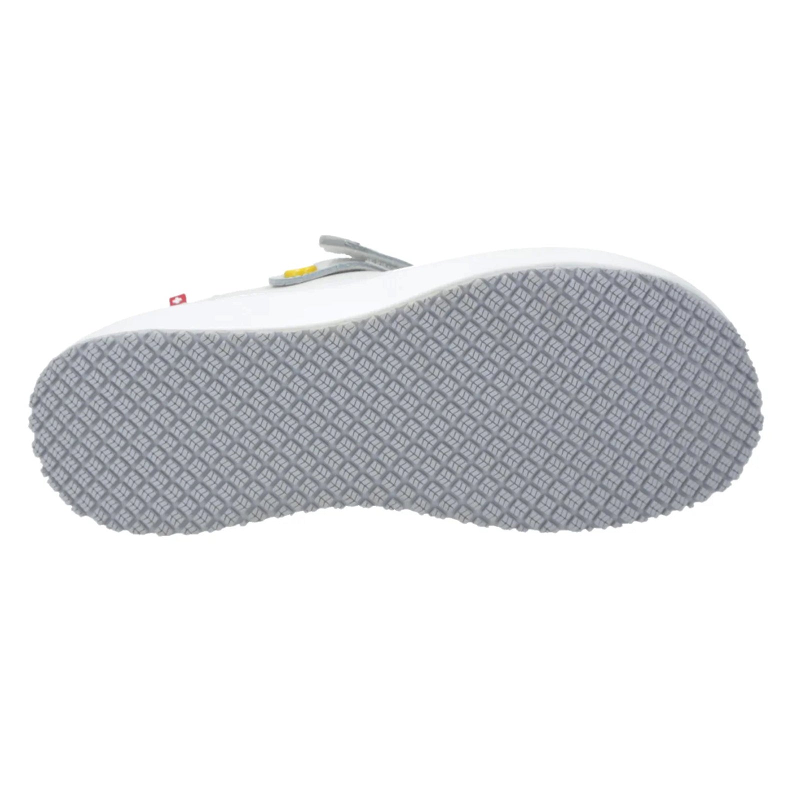 Joya Ace ESD Leather Textile Womens Shoes#color_white