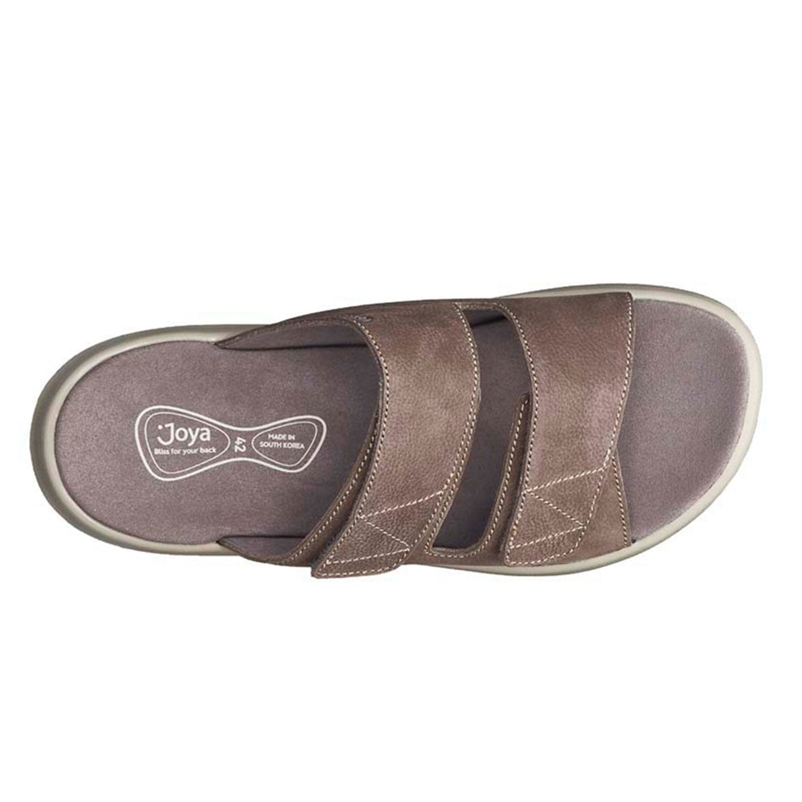 Joya Max III Nubuck Leather Mens Sandals#color_brown