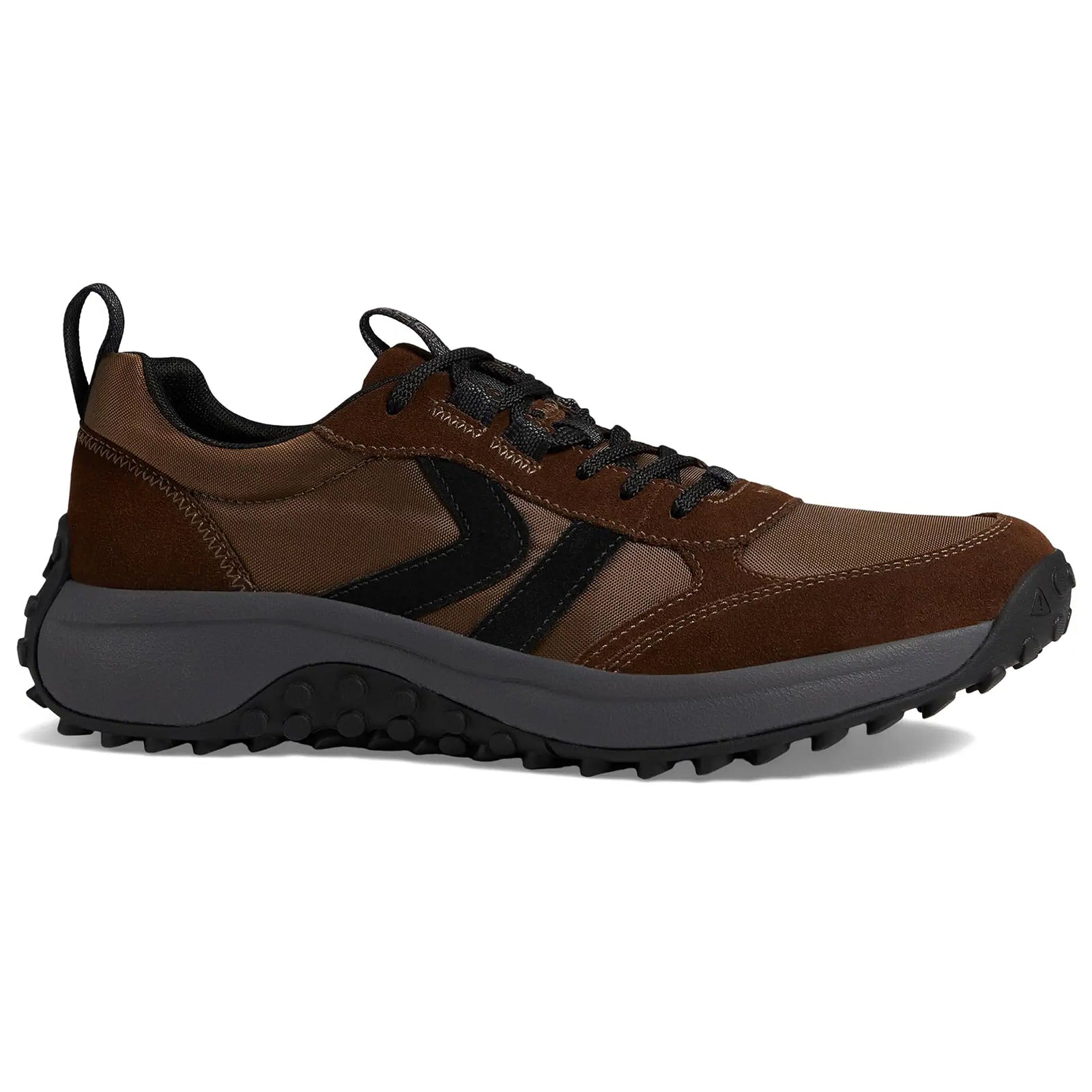 Keen KS86 Leather Synthetic Mens Trainers#color_dark earth black