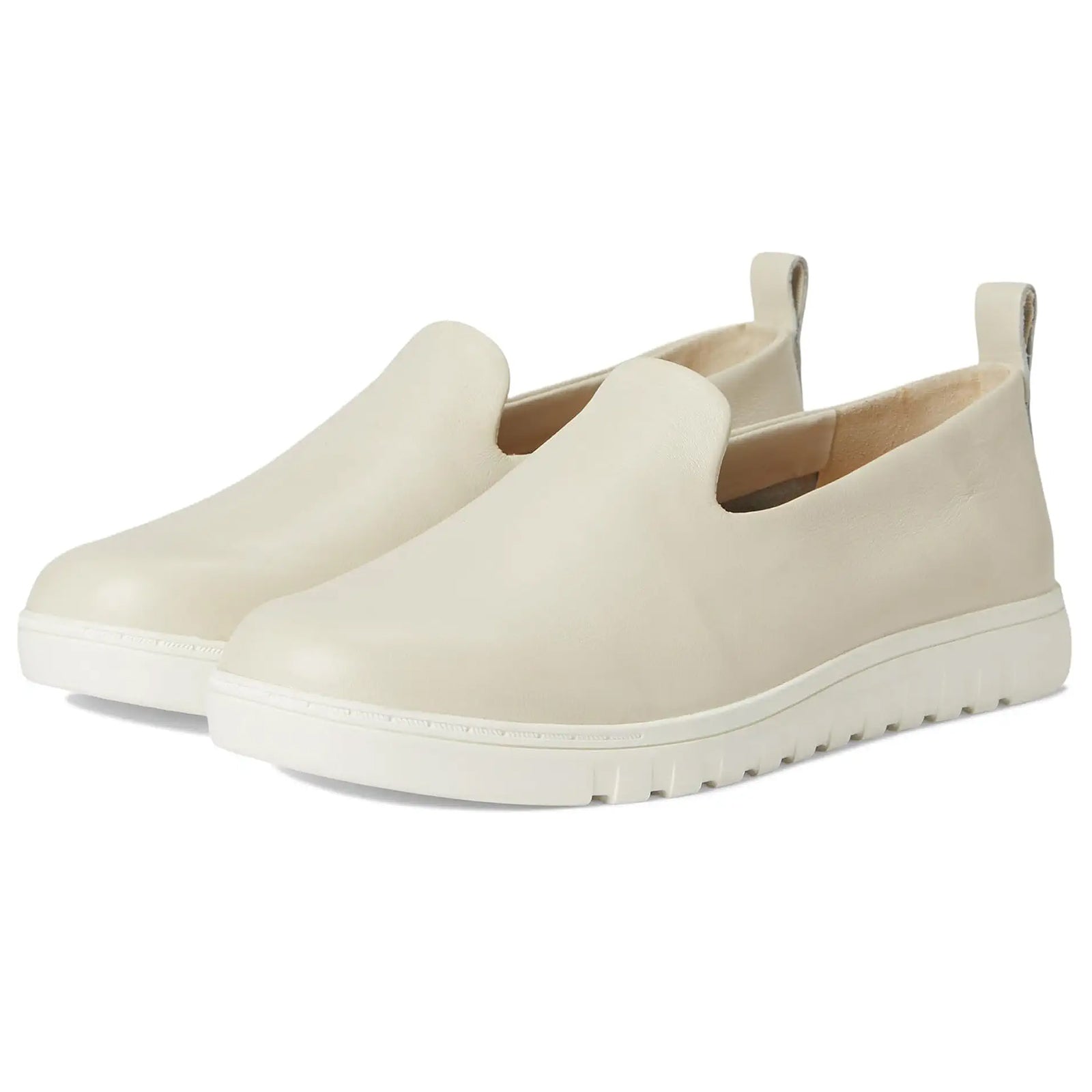 Vionic Uptown Willa J3220L1101 Leather Womens Shoes - Cream - 39#color_cream