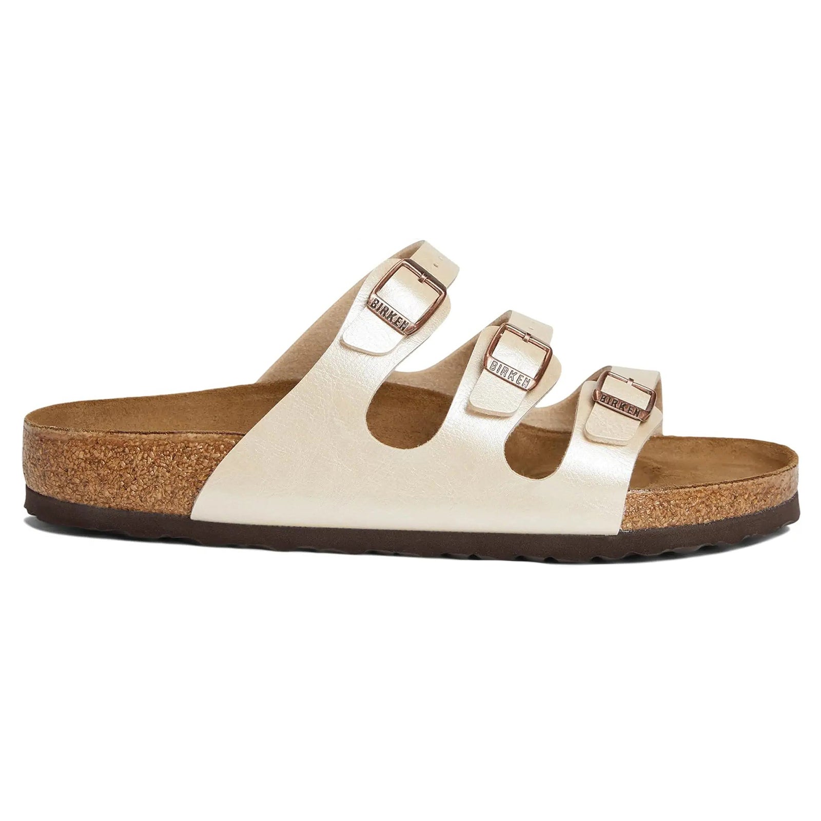 Birkenstock Florida BS Birko-Flor Unisex Sandals#color_graceful pearl white