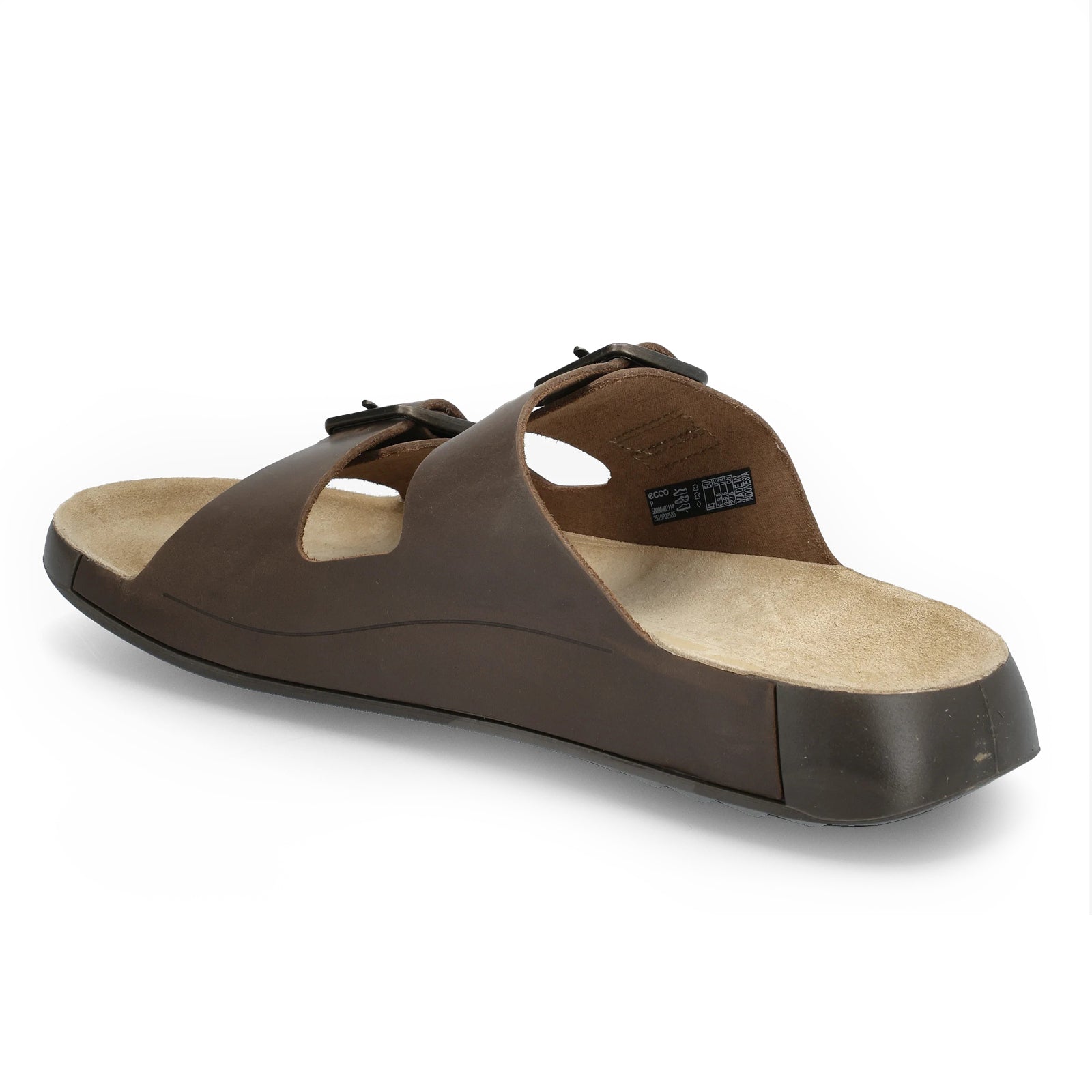 Ecco Cozmo 500984 Nubuck Mens Sandals#color_nutmeg brown