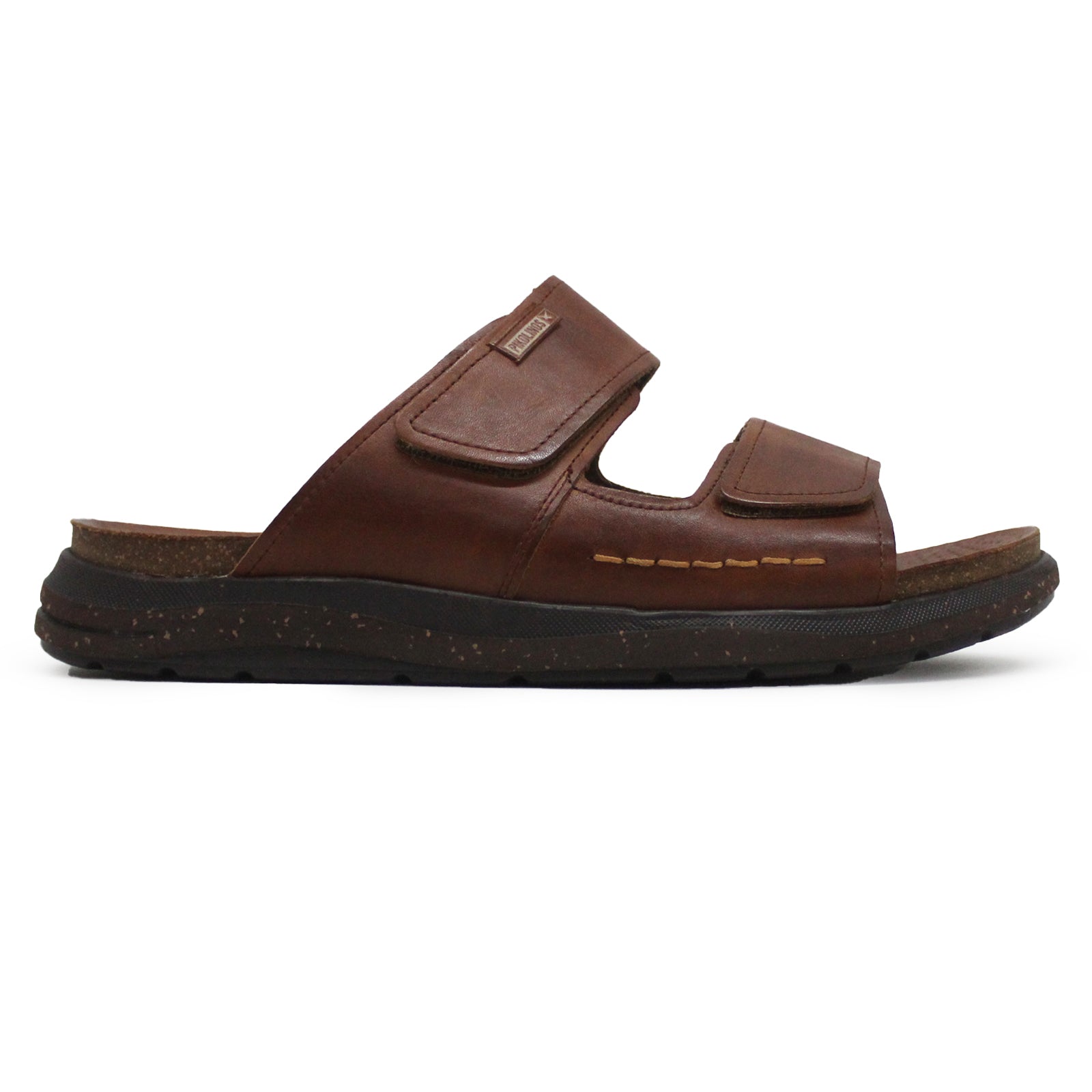 Pikolinos Nijar M0B-0123 Leather Mens Sandals#color_cuero