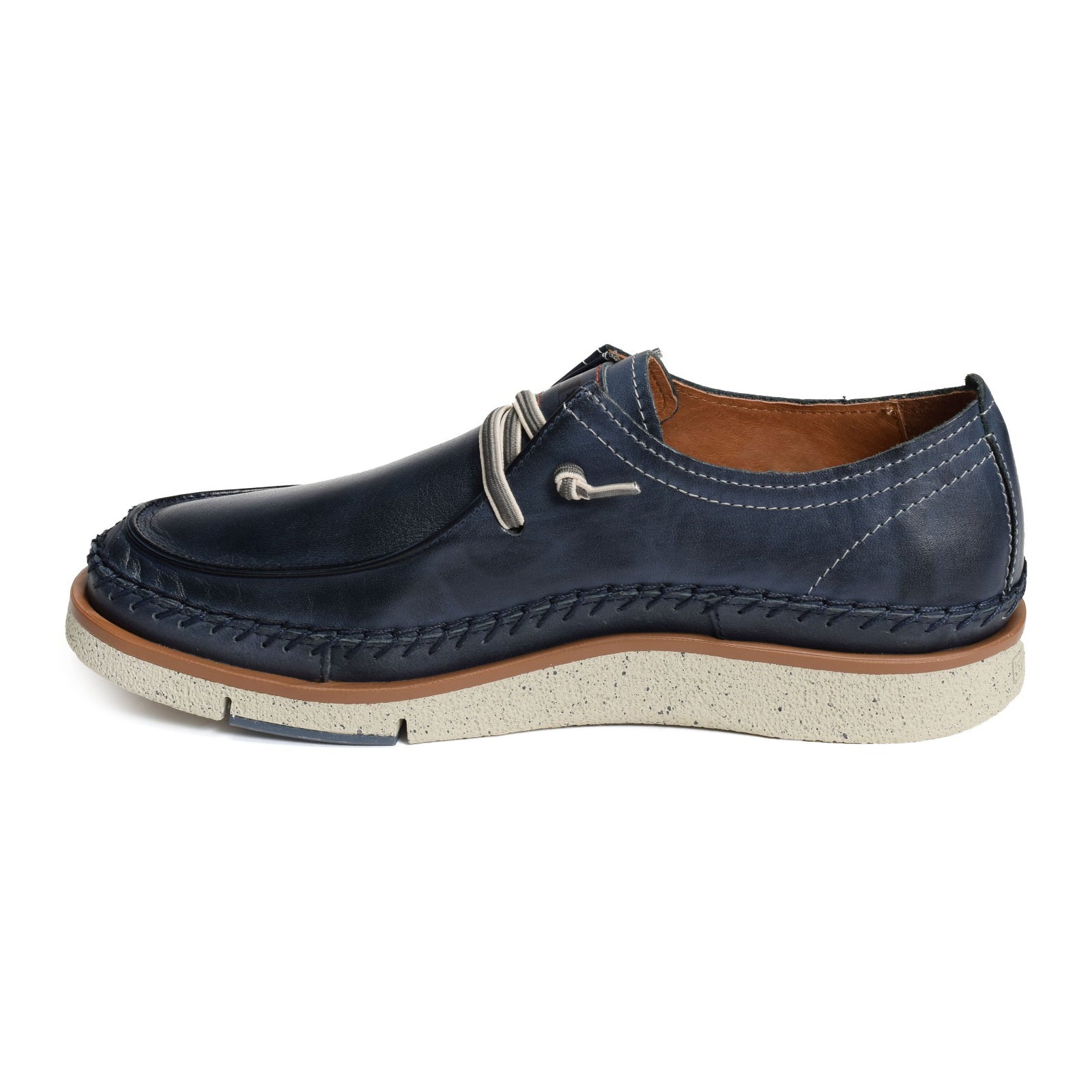 Pikolinos San Juan M6L Leather Mens Shoes#color_blue