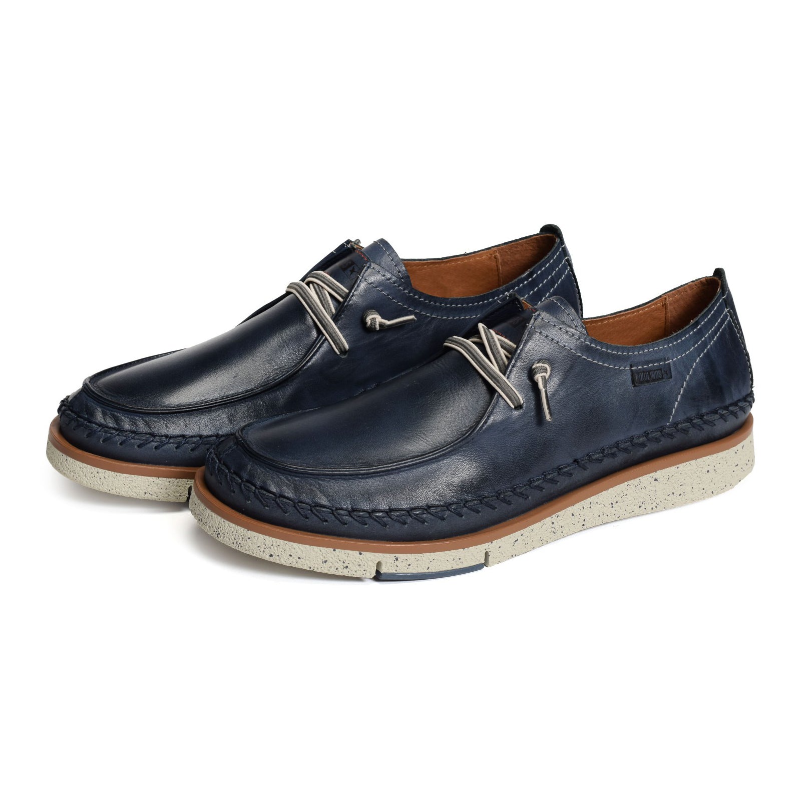 Pikolinos San Juan M6L Leather Mens Shoes#color_blue