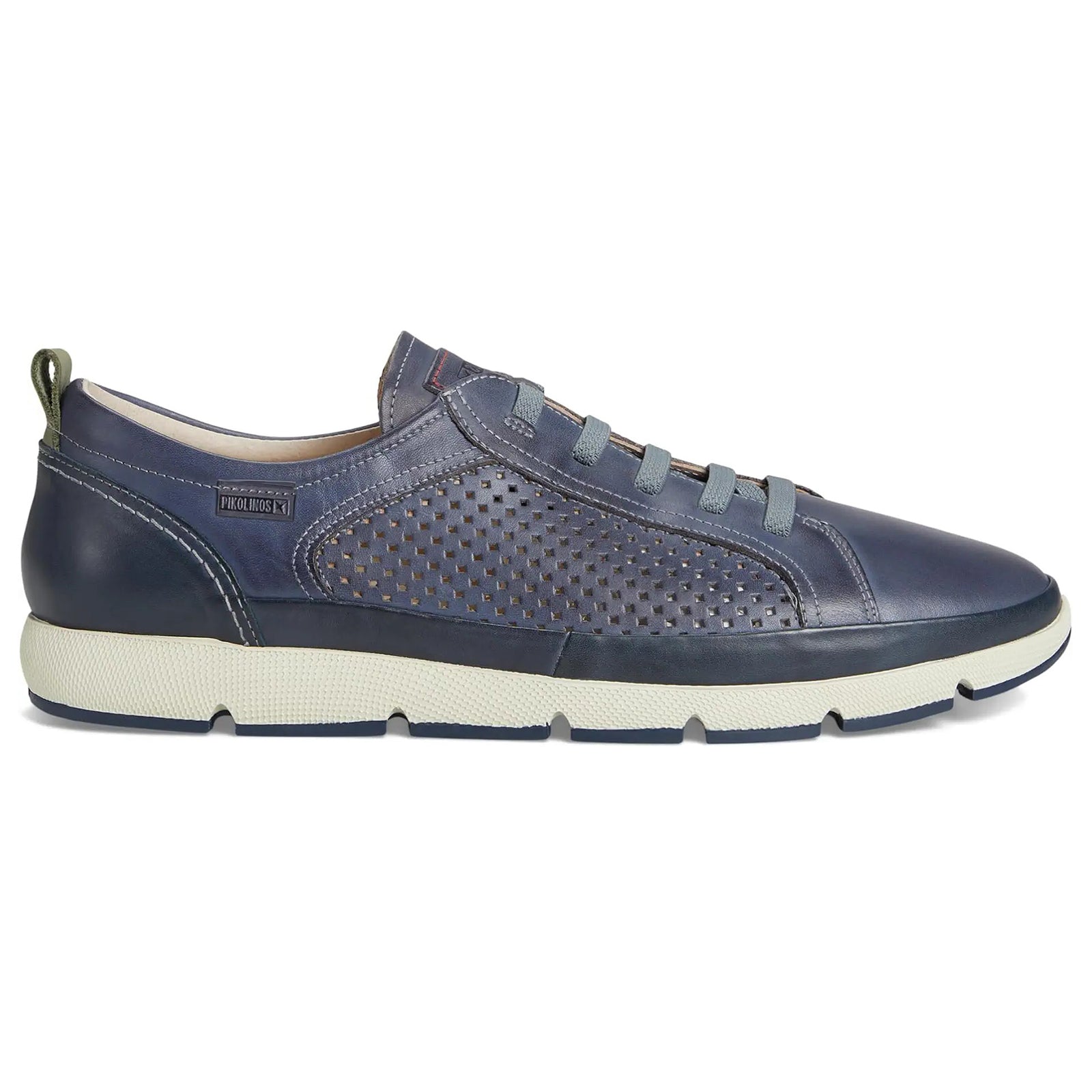 Pikolinos Fuencarral M4A-6376C1 Leather Mens Trainers#color_pacific