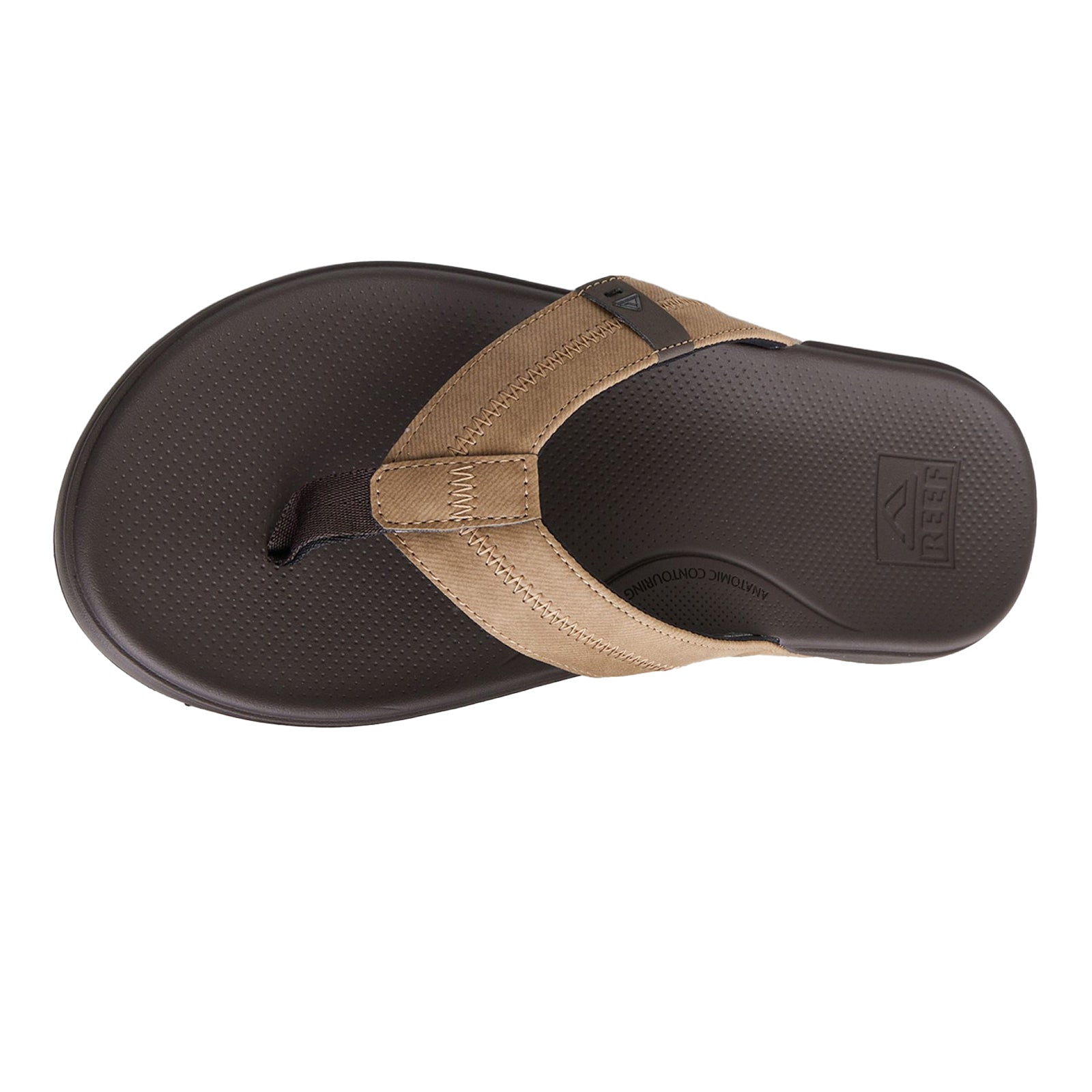 Reef Cushion Phantom 2.0 Synthetic Nubuck Mens Sandals#color_brown tan