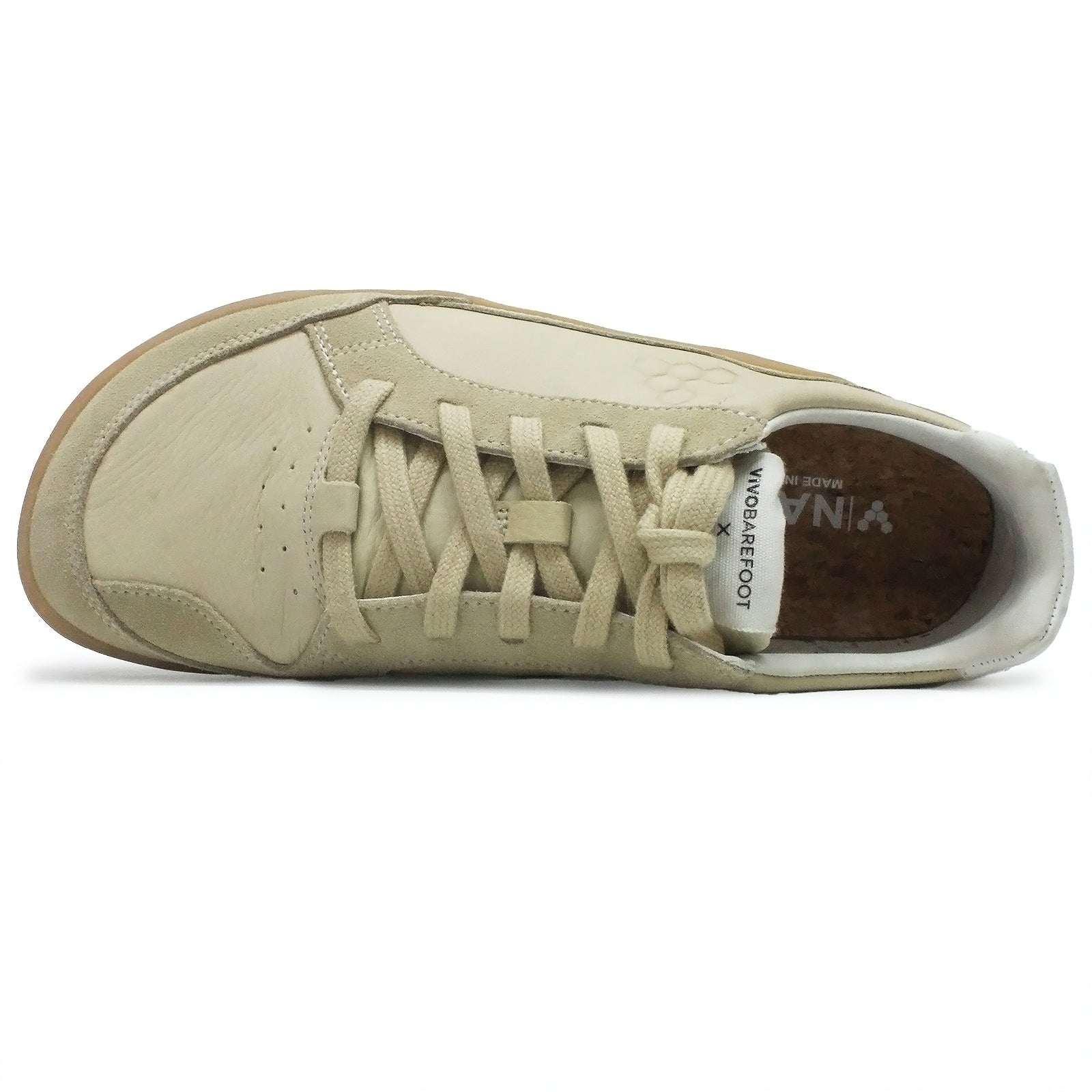 Vivobarefoot Gobi II Leather Womens Trainers#color_desert sand
