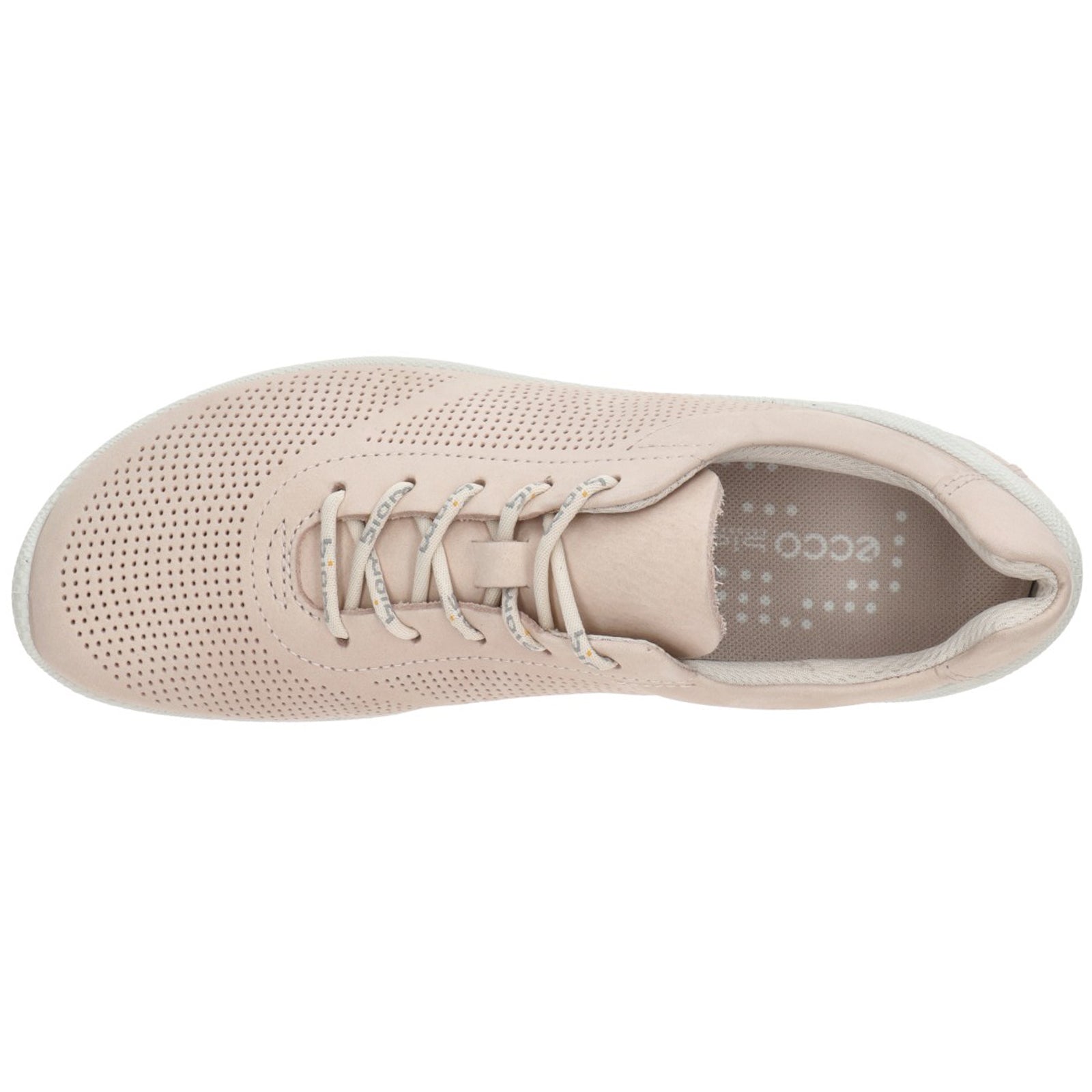 Ecco Biom Lite Nubuck Leather Womens Trainers#color_rose dust