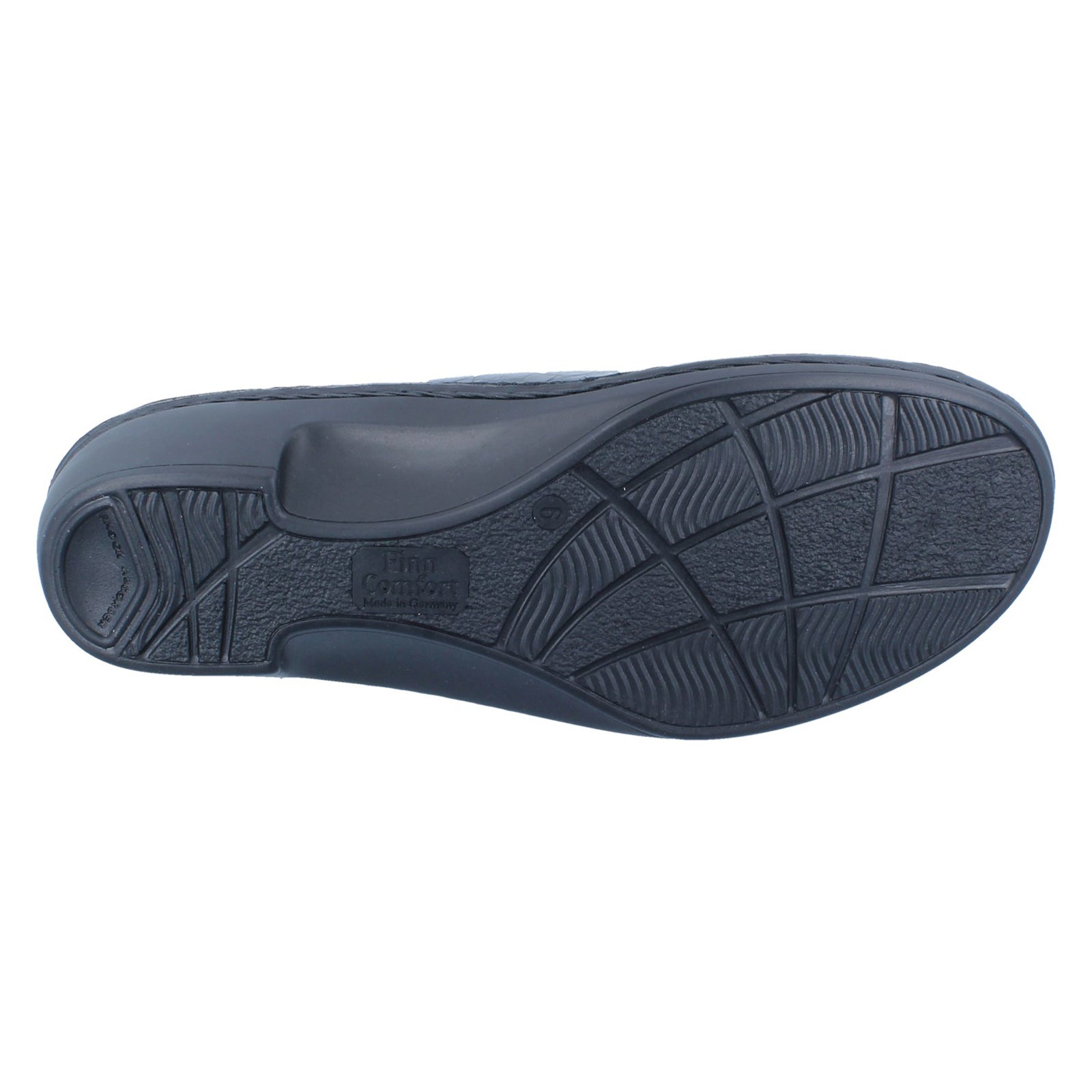 Finn Comfort Canzo Leather Womens Sandals#color_black