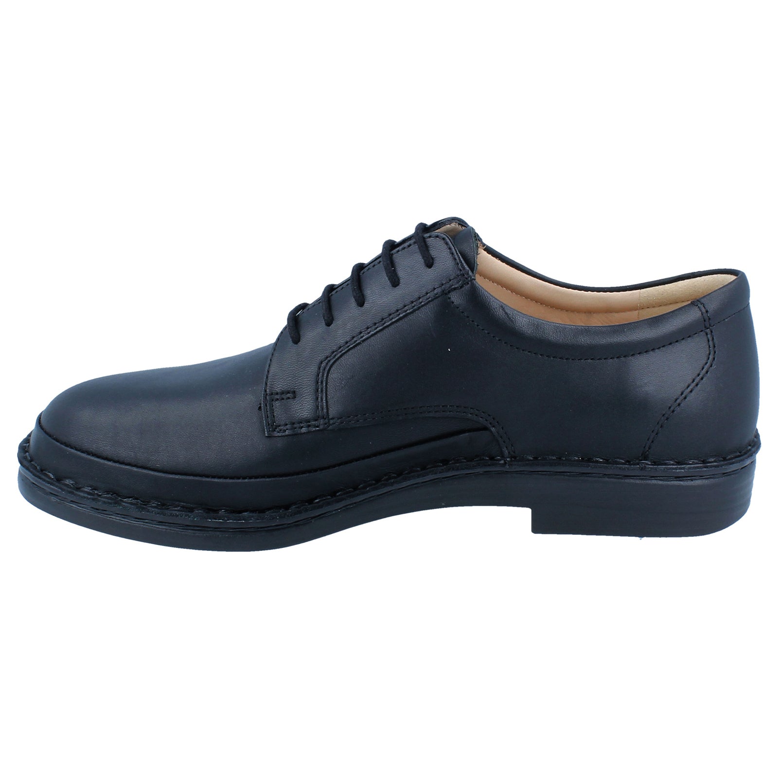 Finn Comfort Kent Leather Mens Shoes#color_black
