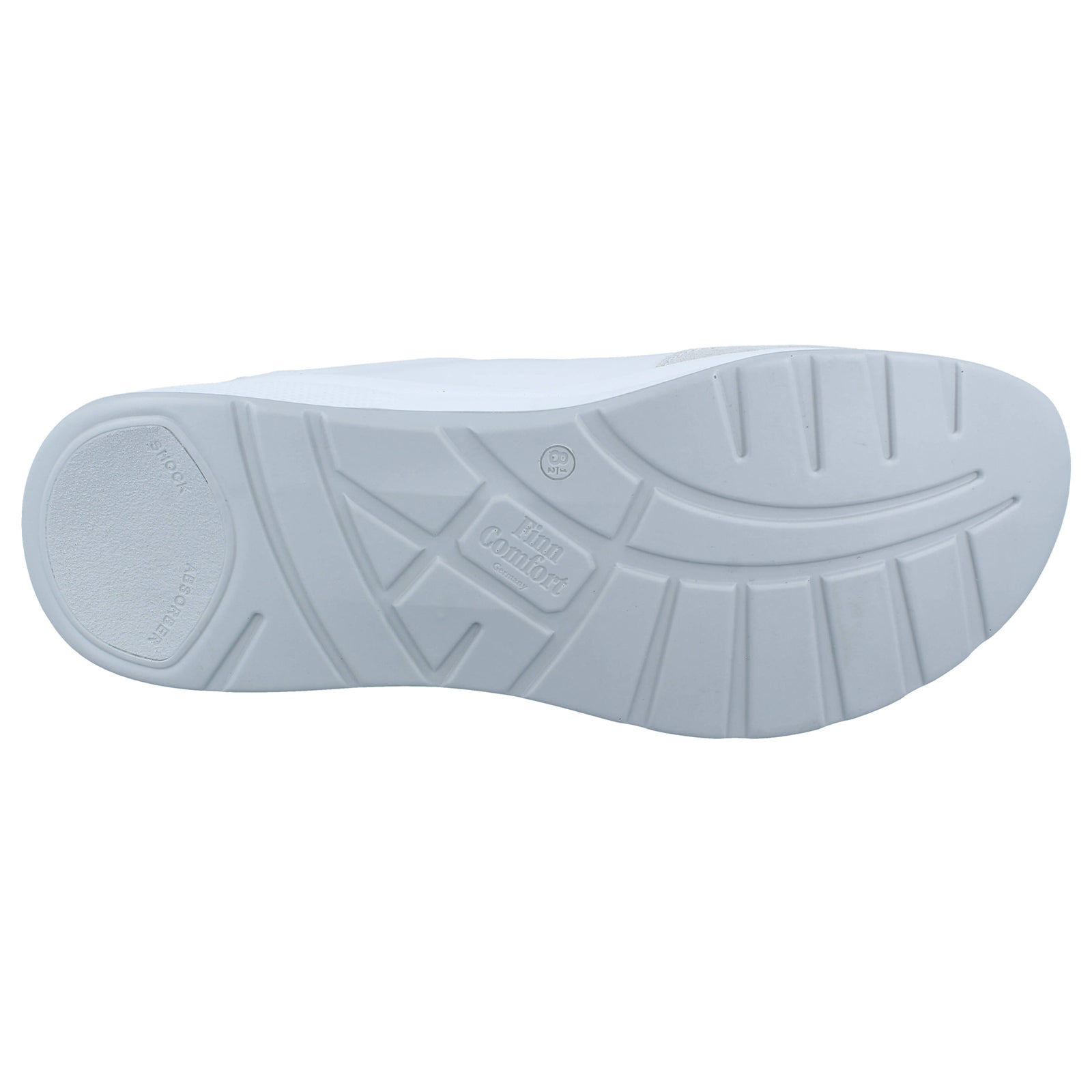 Finn Comfort Nottingham Leather Mens Shoes#color_white