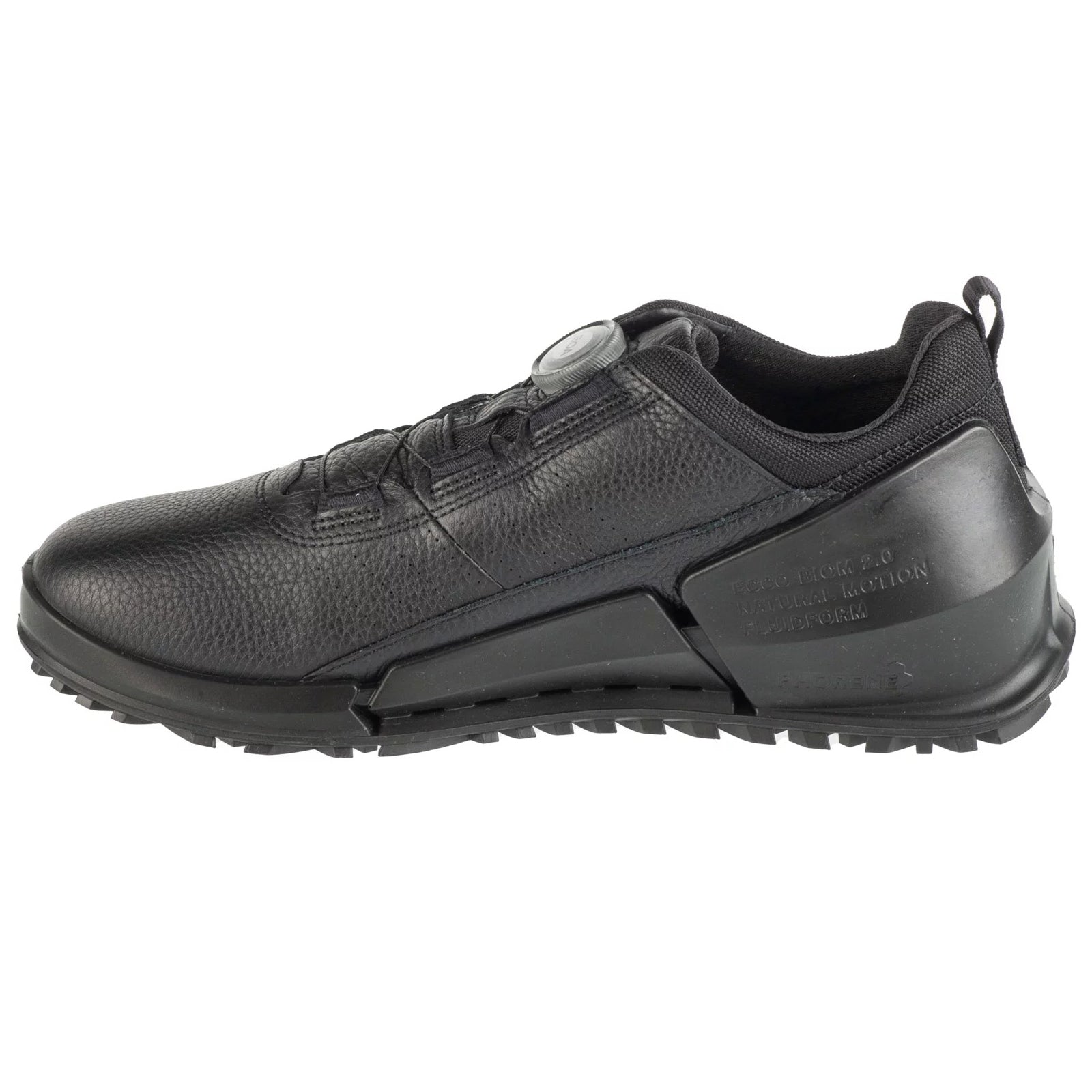 Ecco Biom 2.0 Full Grain Leather Mens Trainers#color_black