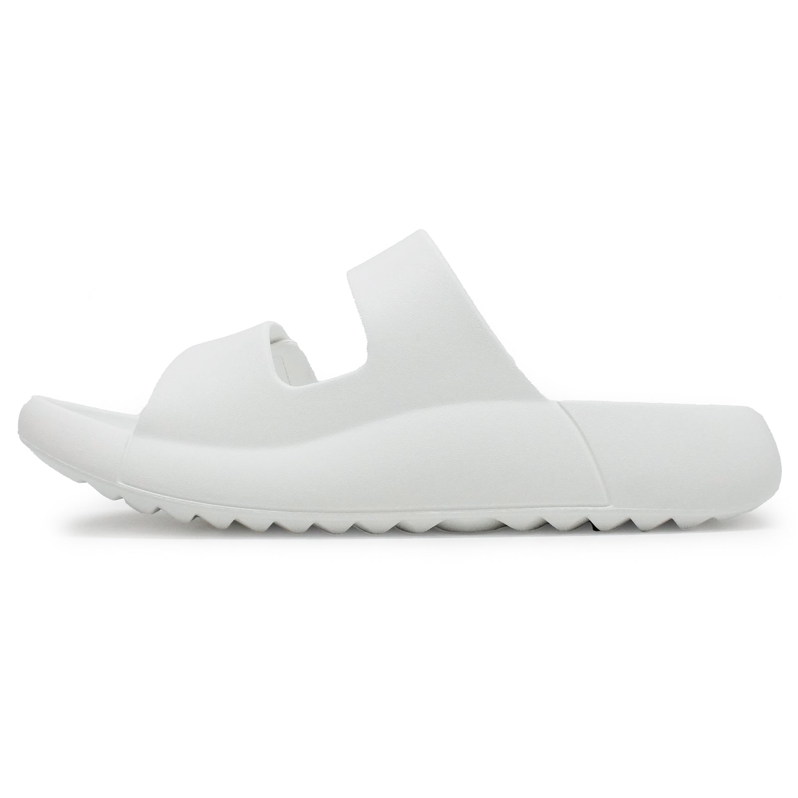Ecco Cozmo E Synthetic Mens Sandals#color_bright white