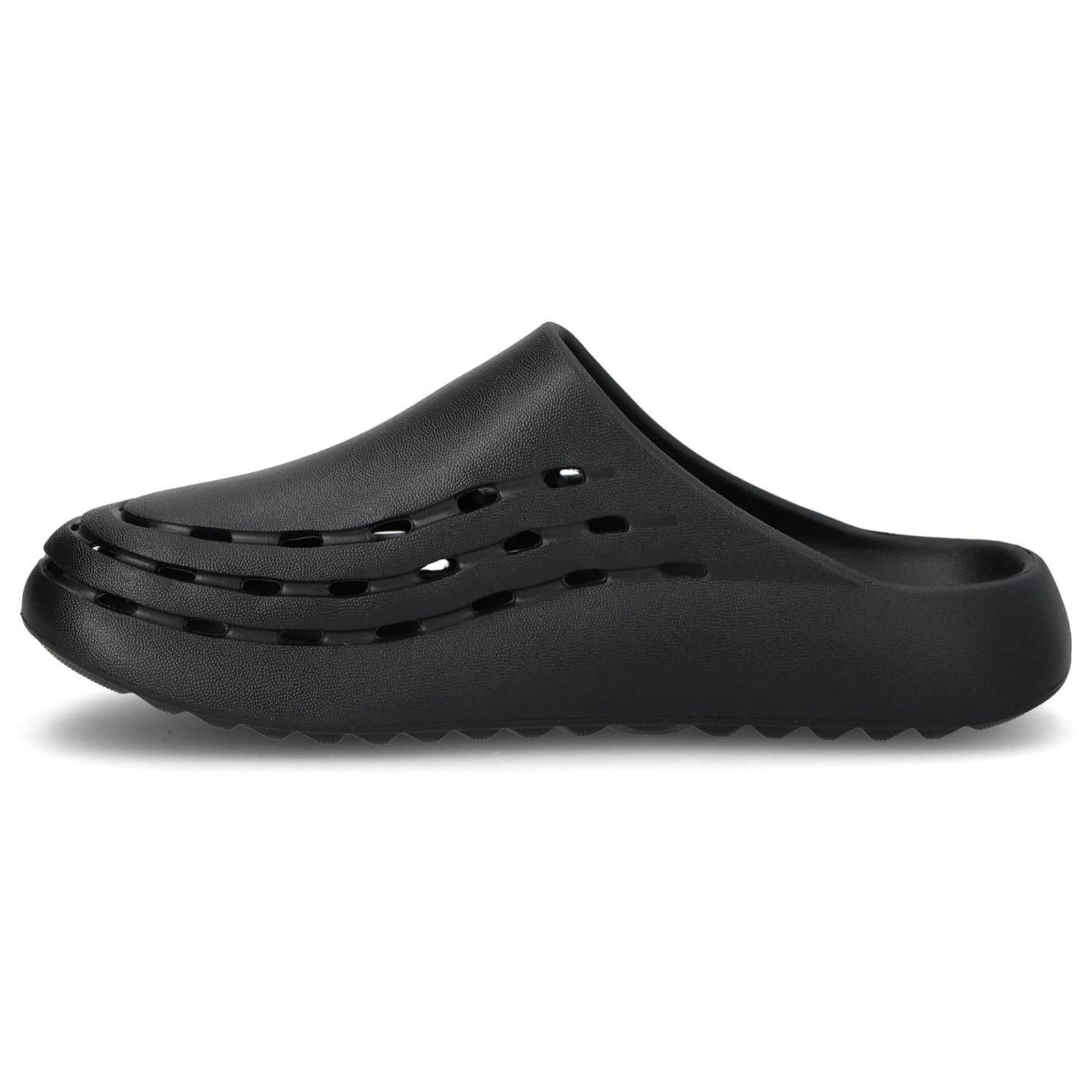 Ecco Cozmo Slide Synthetic Mens Sandals#color_black