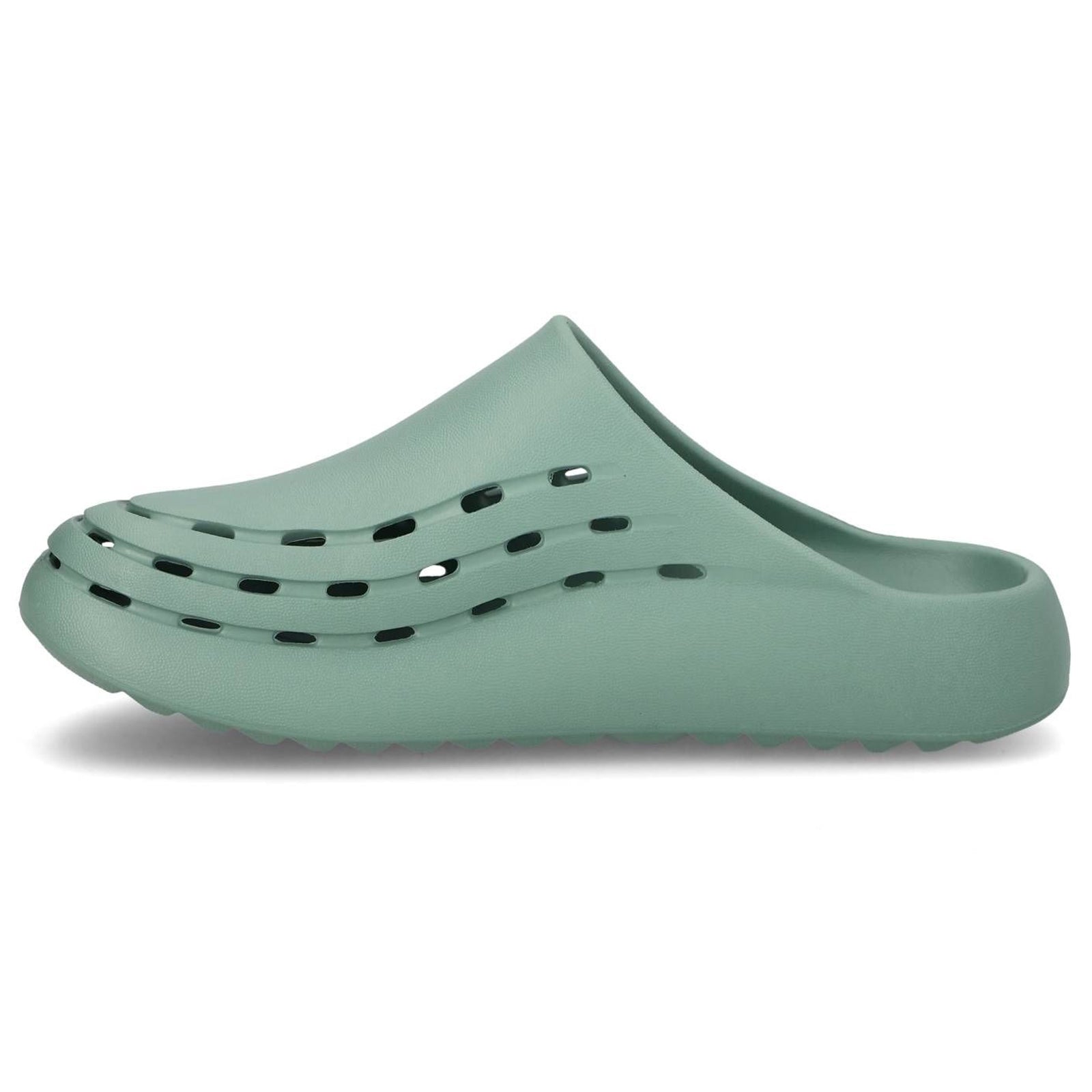 Ecco Cozmo Slide Synthetic Mens Sandals#color_sedum green