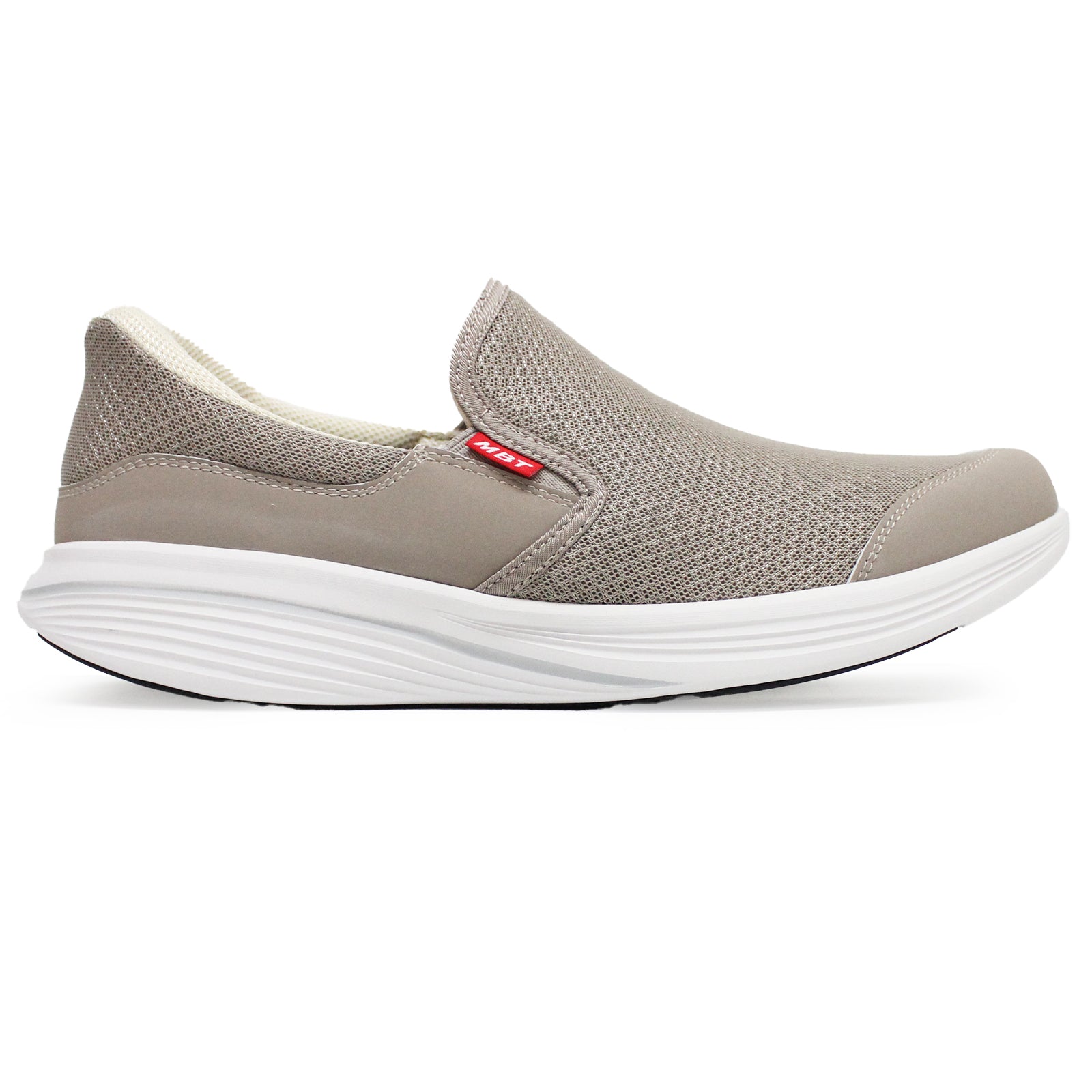 MBT SF Modena III Textile Synthetic Mens Trainers#color_warm taupe