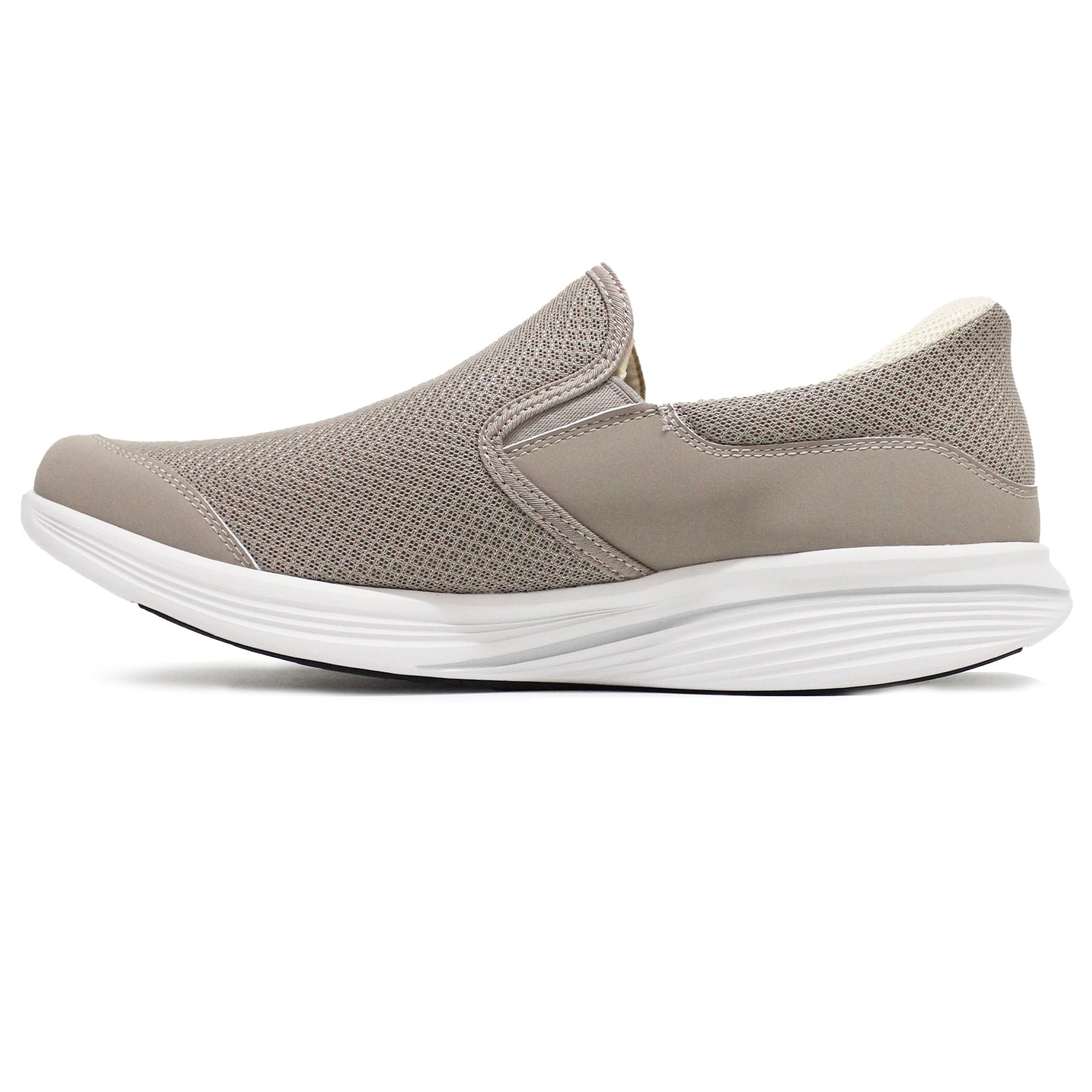 MBT SF Modena III Textile Synthetic Mens Trainers#color_warm taupe