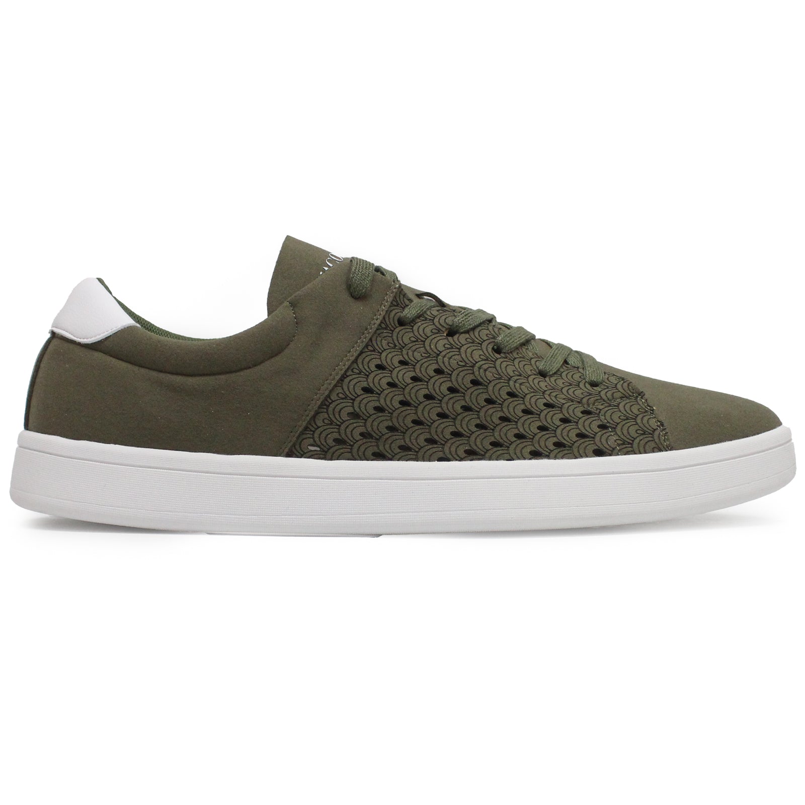 Ilse Jacobsen Tansy 4073 Nylon Polyurethane Mens Trainers#color_deep olive white