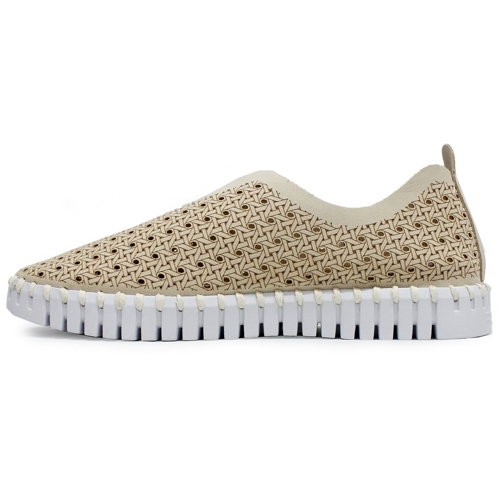 Ilse Jacobsen Tulip 4031 Nylon Polyurethane Womens Shoes#color_kit white