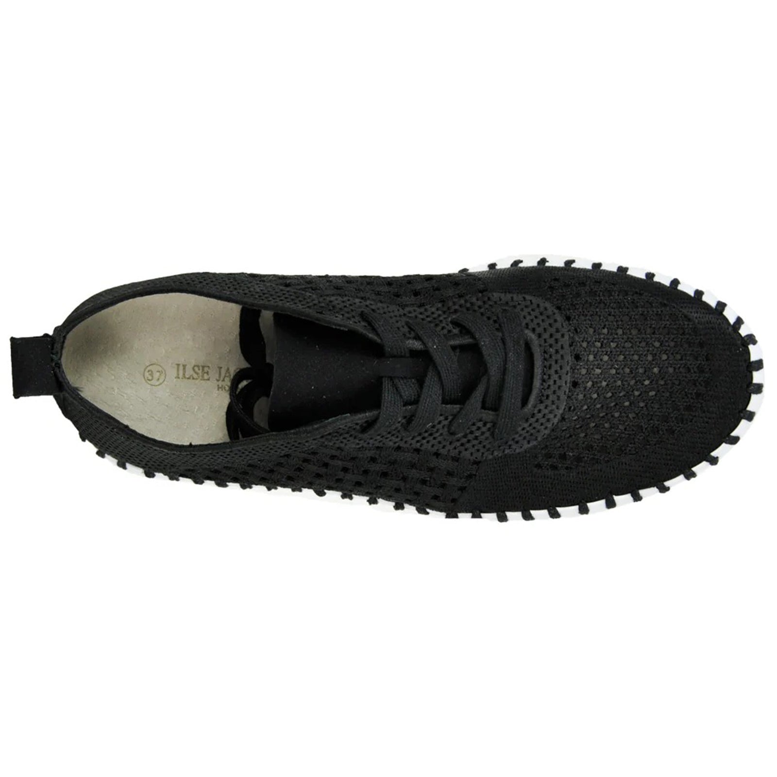 Ilse Jacobsen Tulip 4271 Polyester Womens Shoes#color_black white