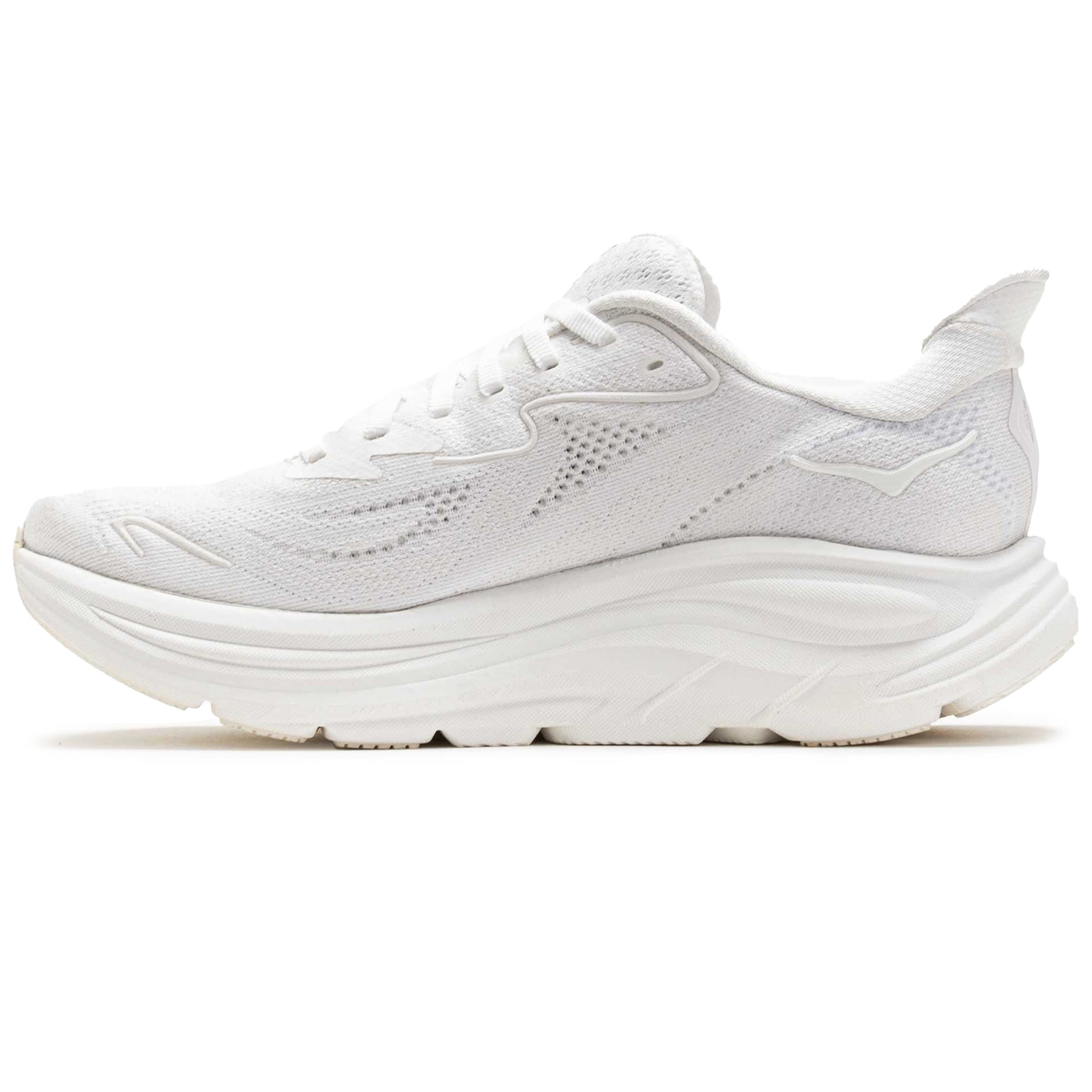 Hoka Clifton 10 Textile Mens Trainers#color_white white