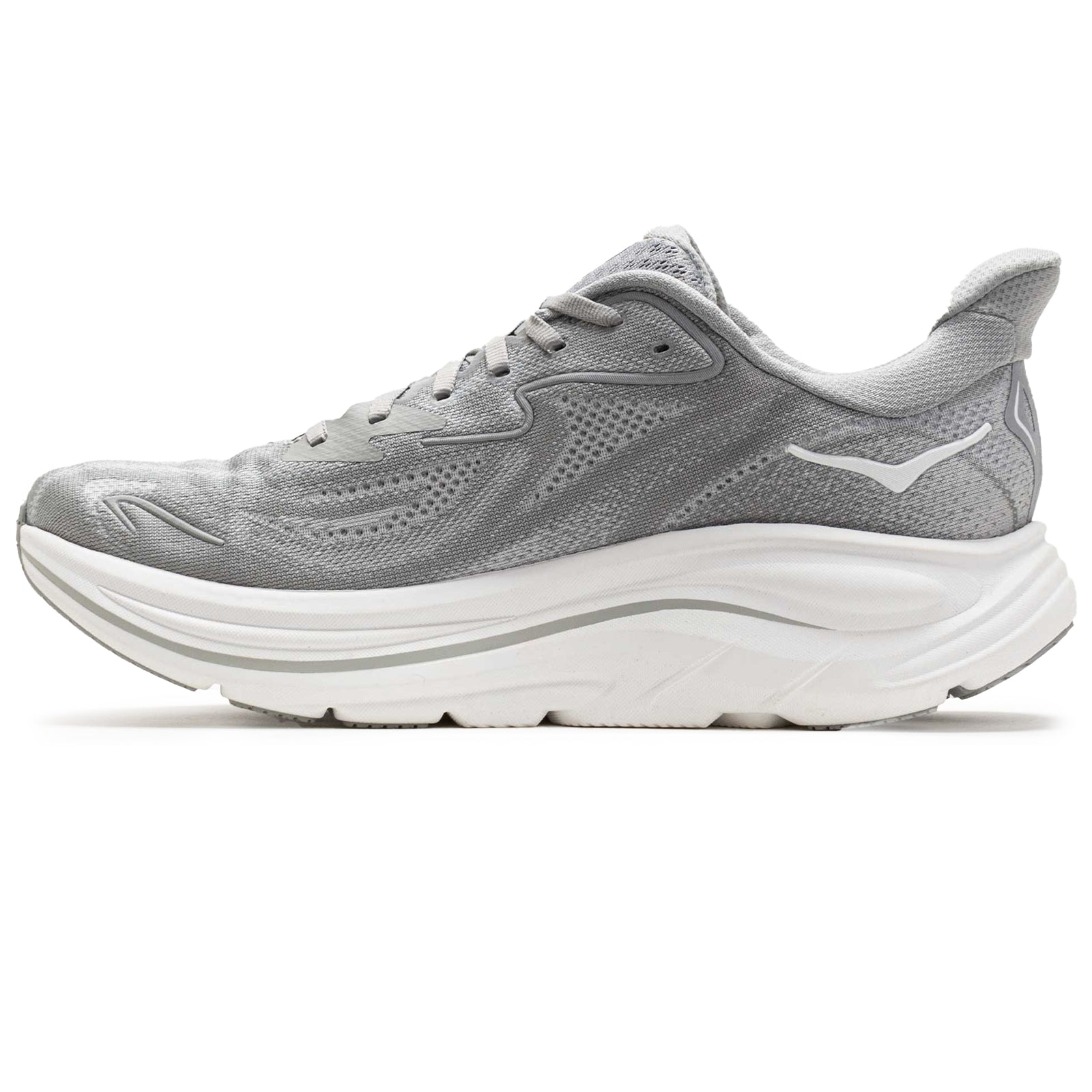 Hoka Clifton 10 Textile Mens Trainers#color_stellar grey stardust