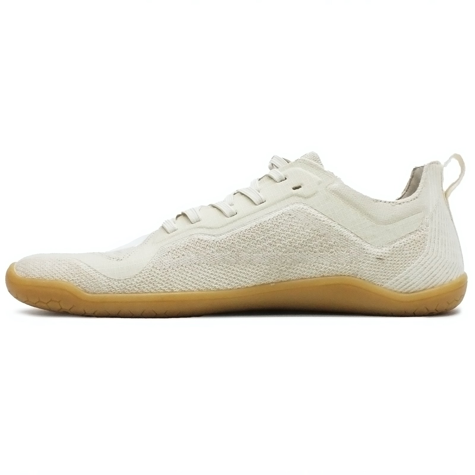 Vivobarefoot Primus Lite Knit Natural Textile Mens Trainers#color_coconut