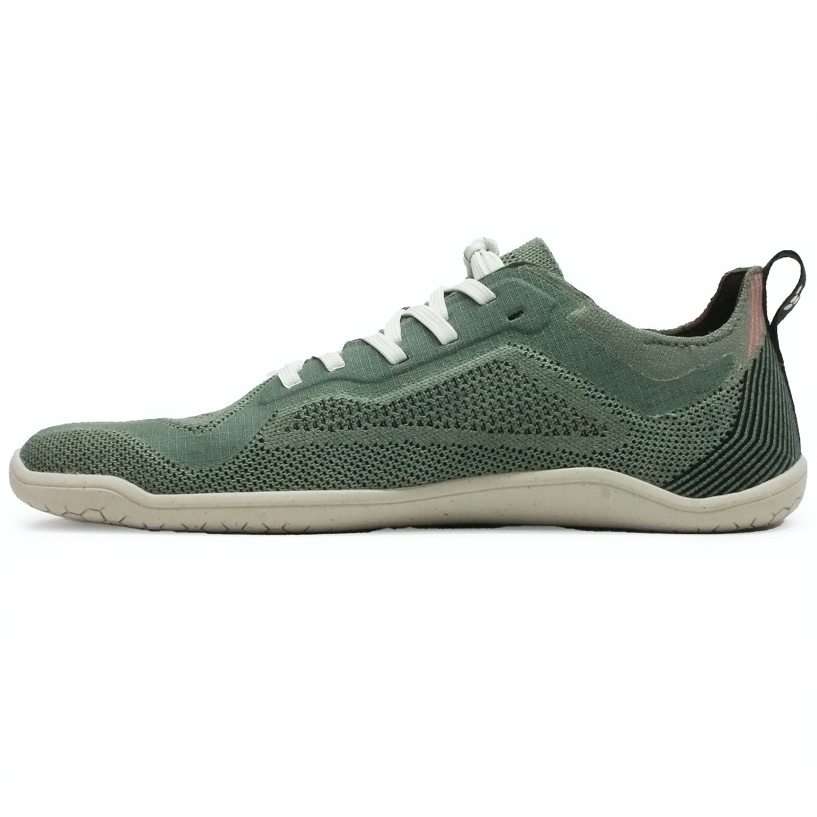 Vivobarefoot Primus Lite Knit Natural Textile Mens Trainers#color_dusty green