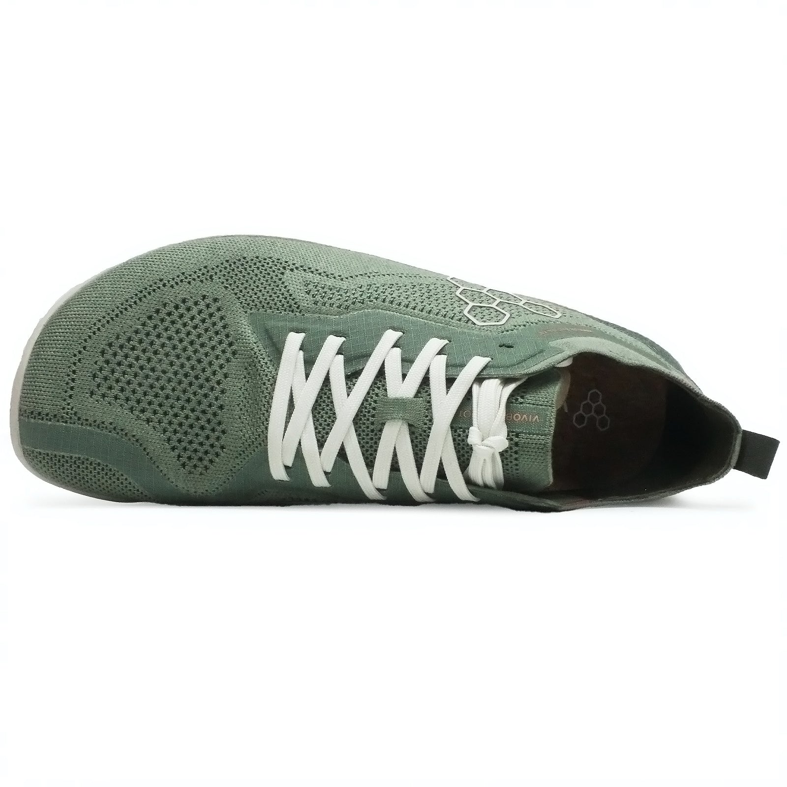 Vivobarefoot Primus Lite Knit Natural Textile Mens Trainers#color_dusty green