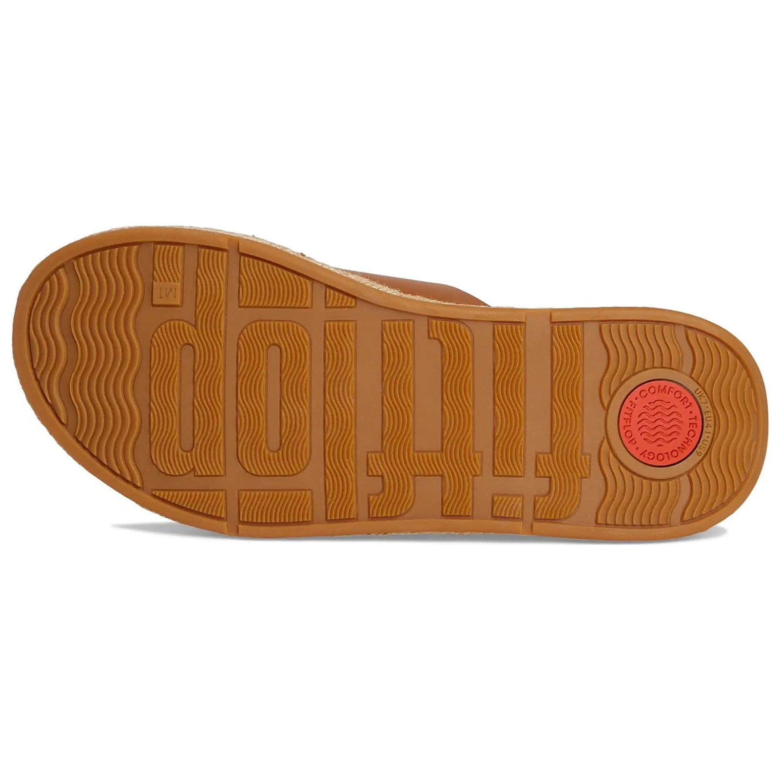 FitFlop F Mode Espadrille Flatform Toe-Post Leather Womens Sandals#color_black