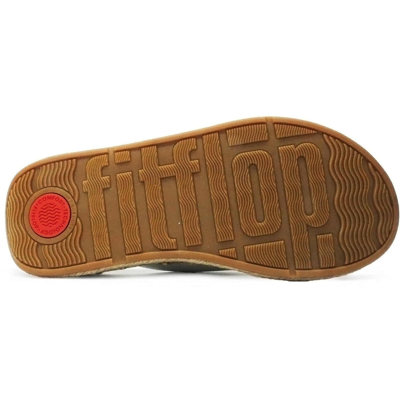 FitFlop F Mode Espadrille Flatform Toe-Post Leather Womens Sandals#color_urban white