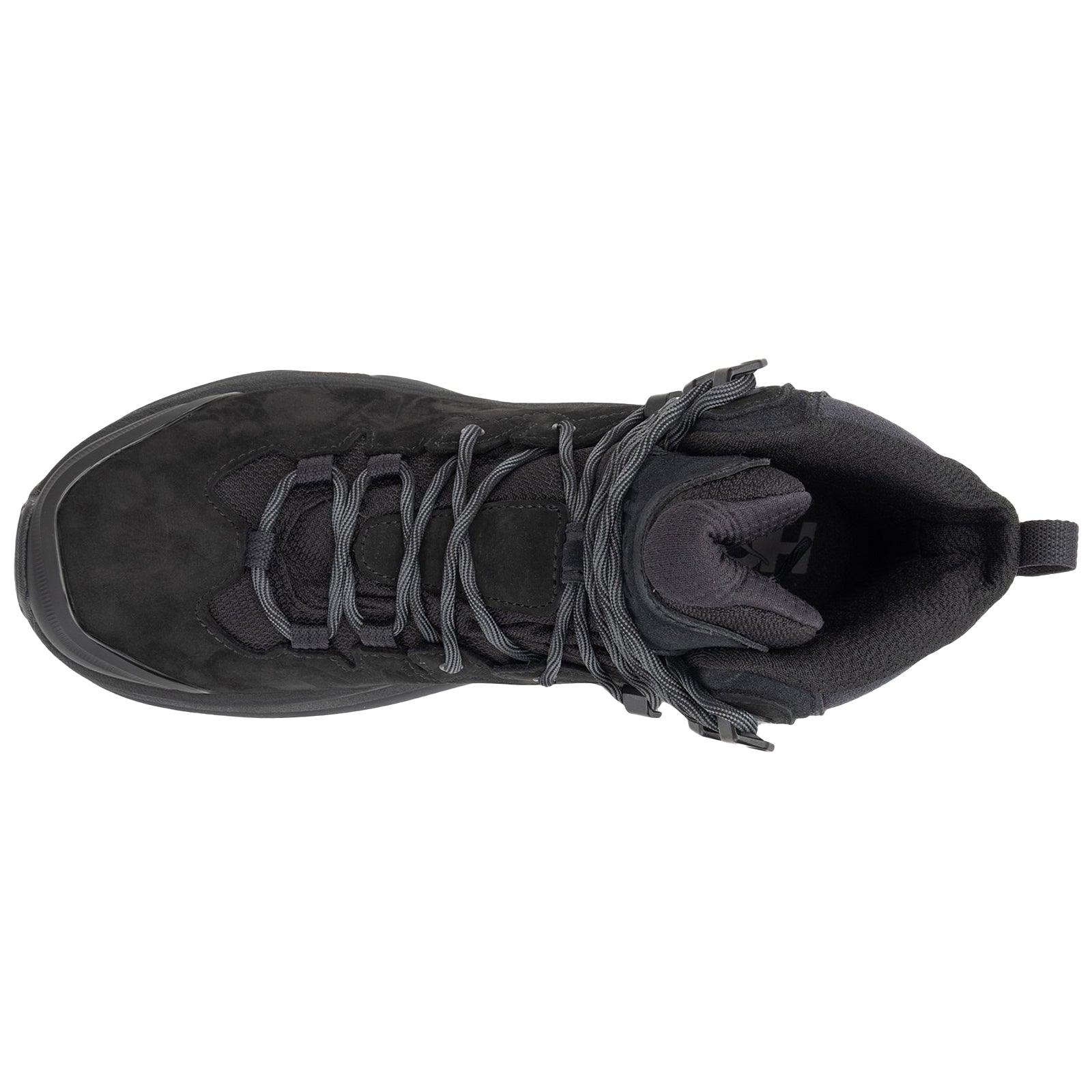 【9453 Hoka Kaha 3 GTX Nubuck Leather Women's Black Black Outdoor Boots
