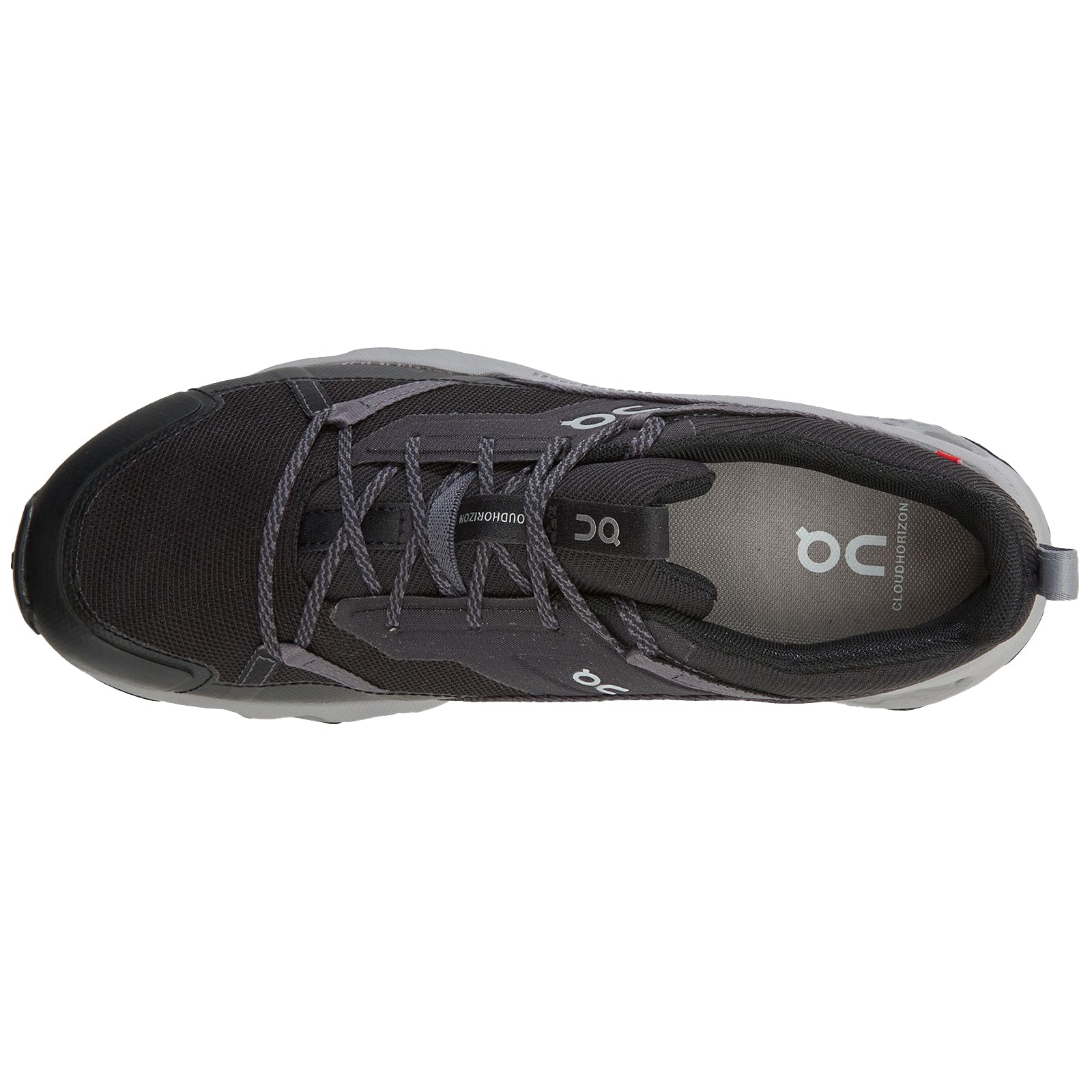 On Cloudhorizon Polyester Mens Trainers#color_black alloy