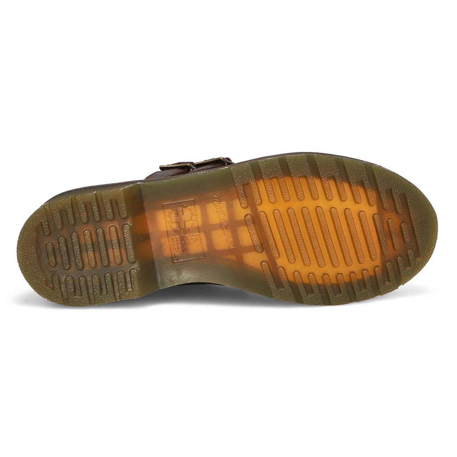 Dr. Martens 8065 Mary Jane Crazy Horse Leather Womens Shoes#color_dark brown