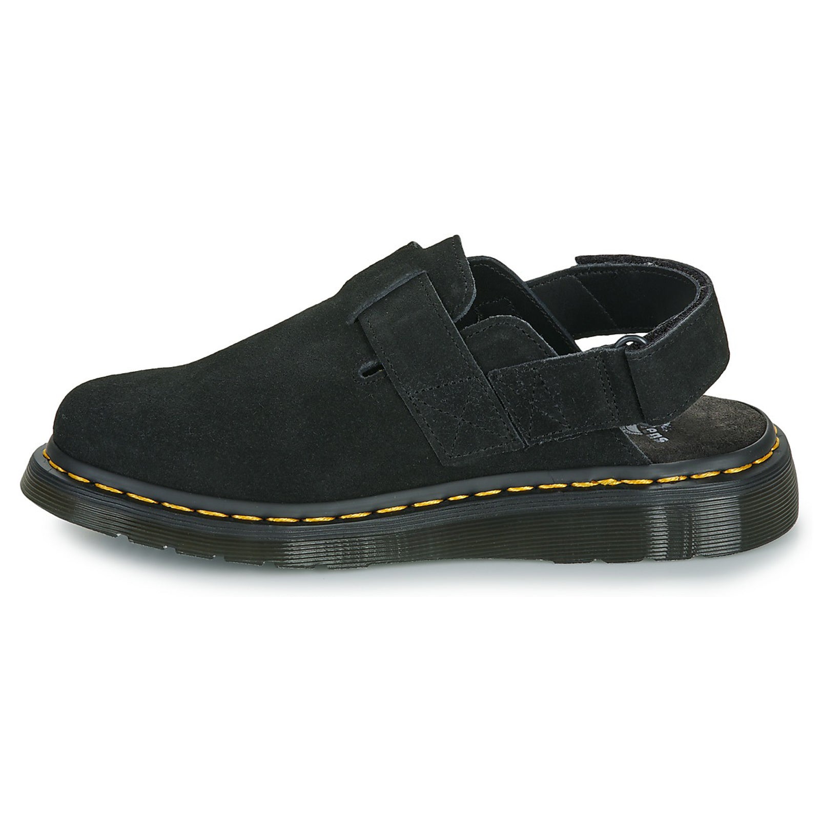 Dr. Martens Jorge II Suede Unisex Sandals#color_black