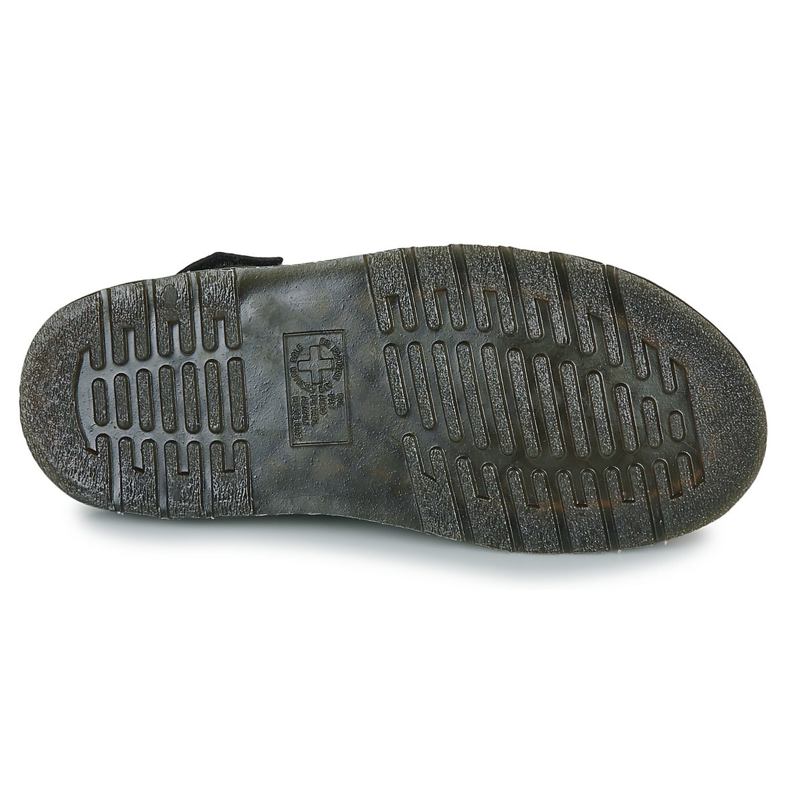 Dr. Martens Jorge II Suede Unisex Sandals#color_black