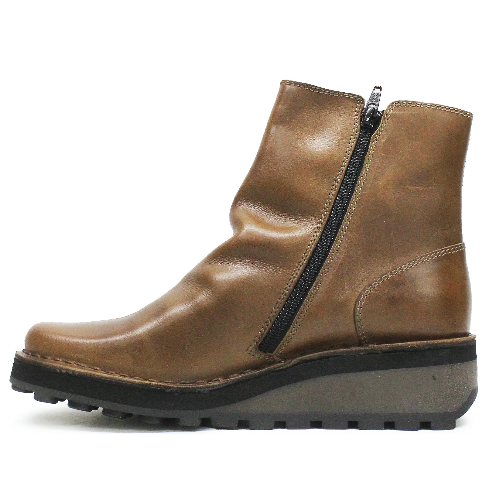 Fly London HOLE146FLY Rug Leather Womens Boots#color_camel