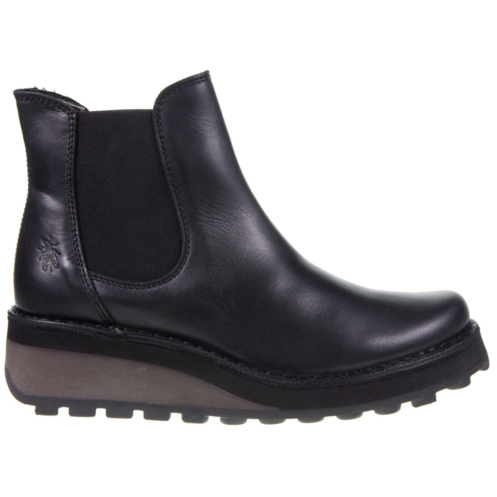 Fly London HUUD148FLY Rug Leather Womens Boots#color_black