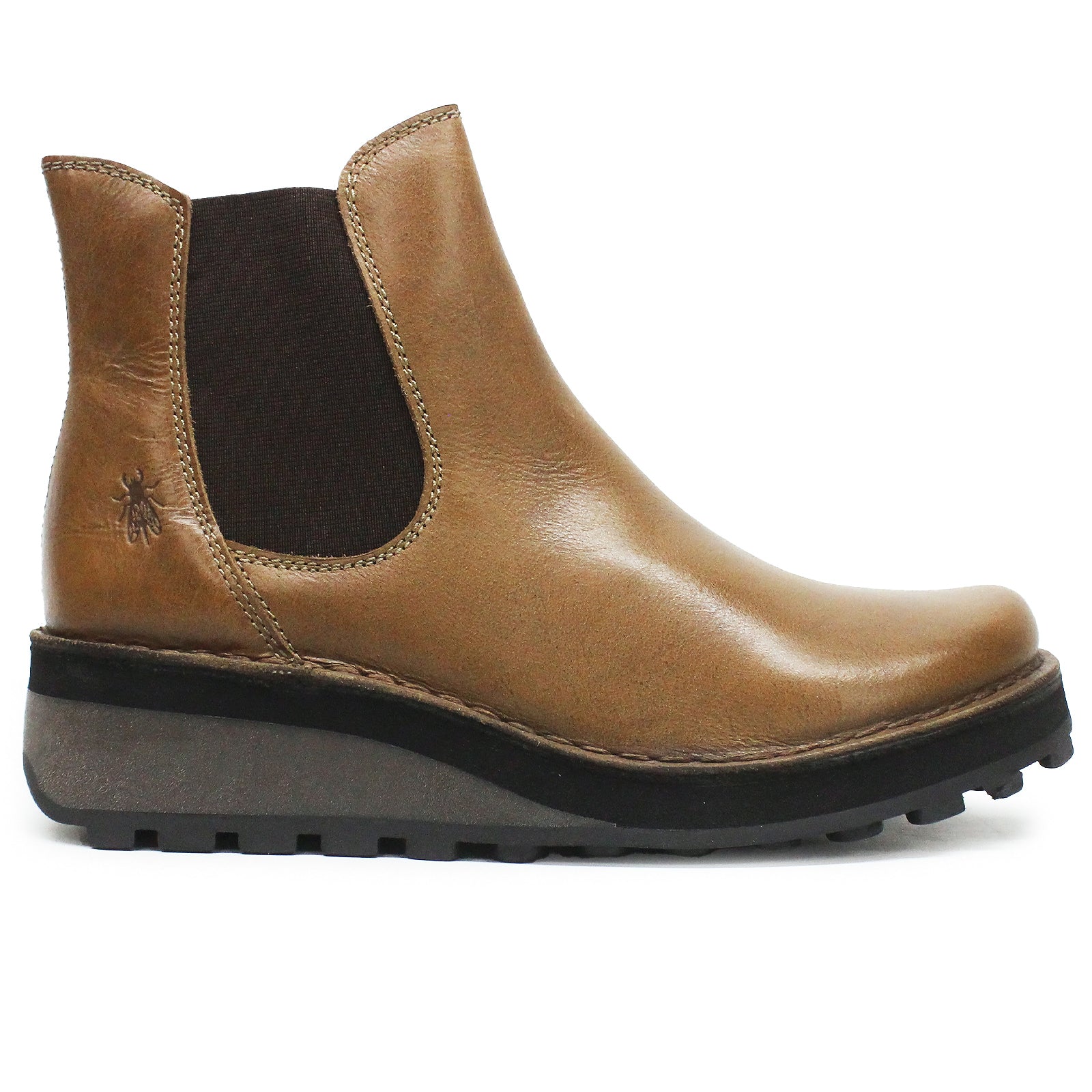 Fly London HUUD148FLY Rug Leather Womens Boots#color_camel