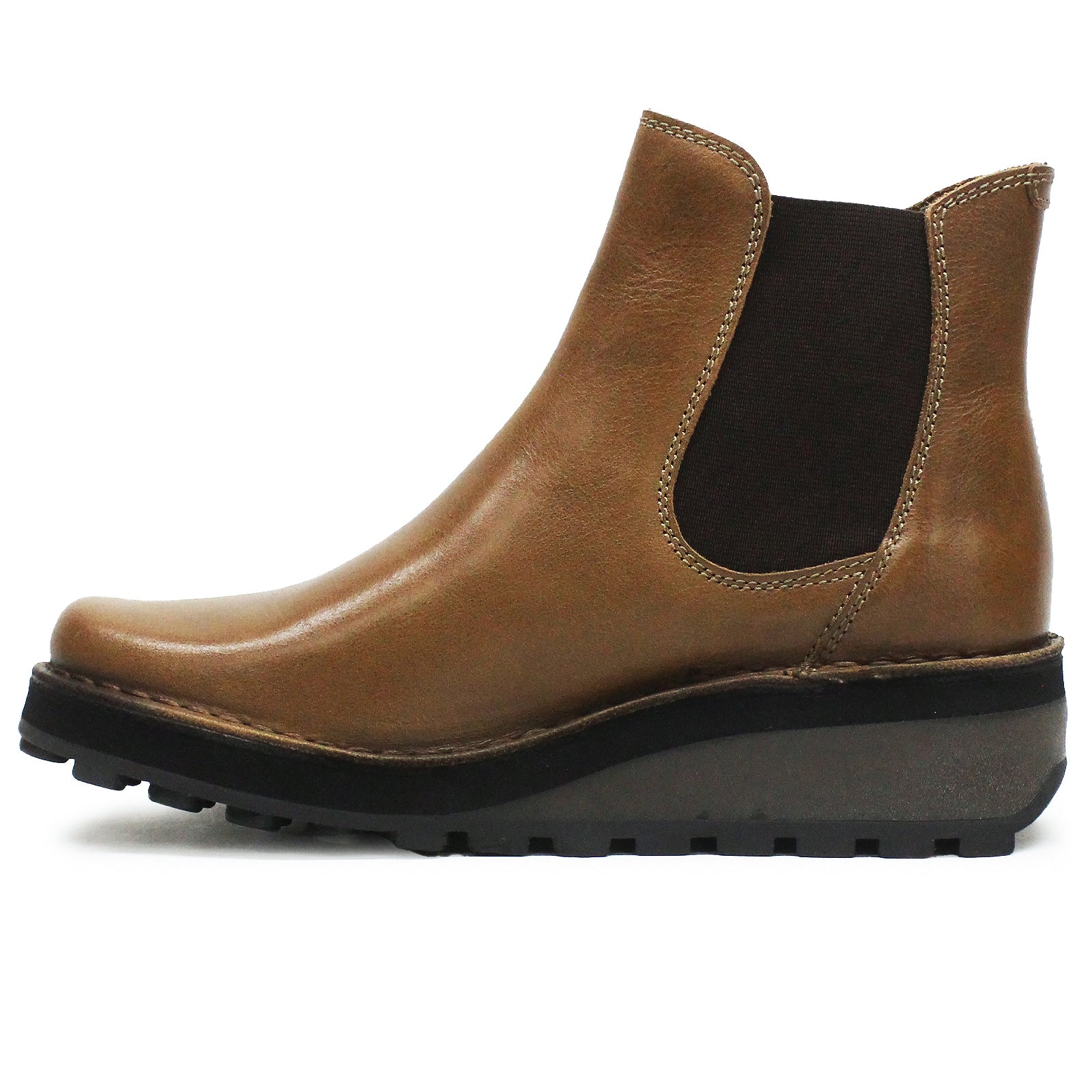 Fly London HUUD148FLY Rug Leather Womens Boots#color_camel